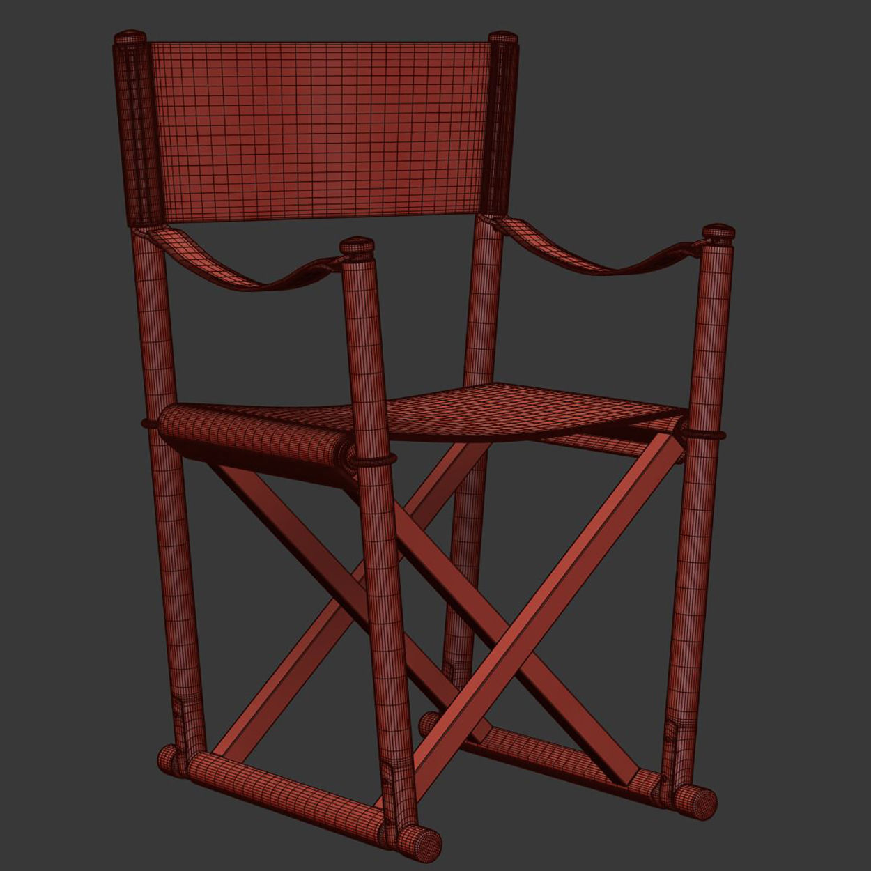 Folding Chair MK99200 by Carl Hansen  3D model_3