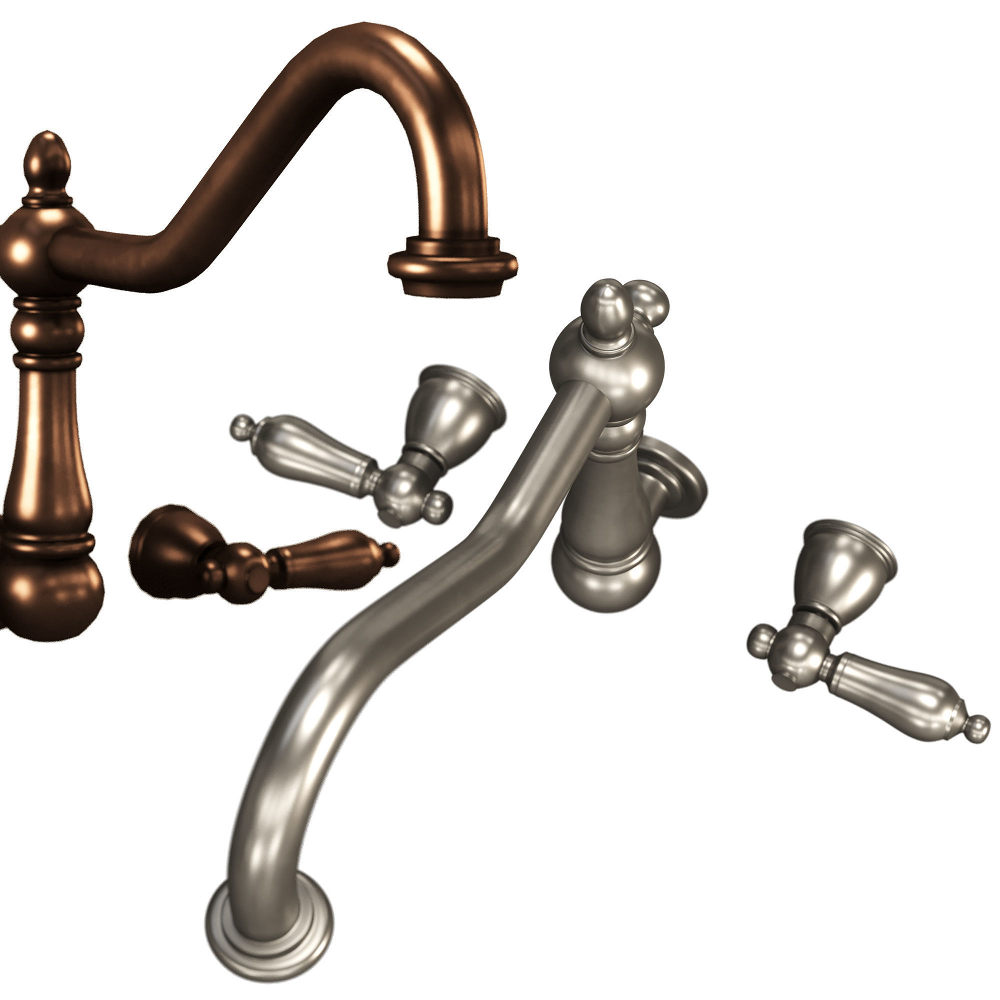 Kingston Faucets Vol 04 3D model_2