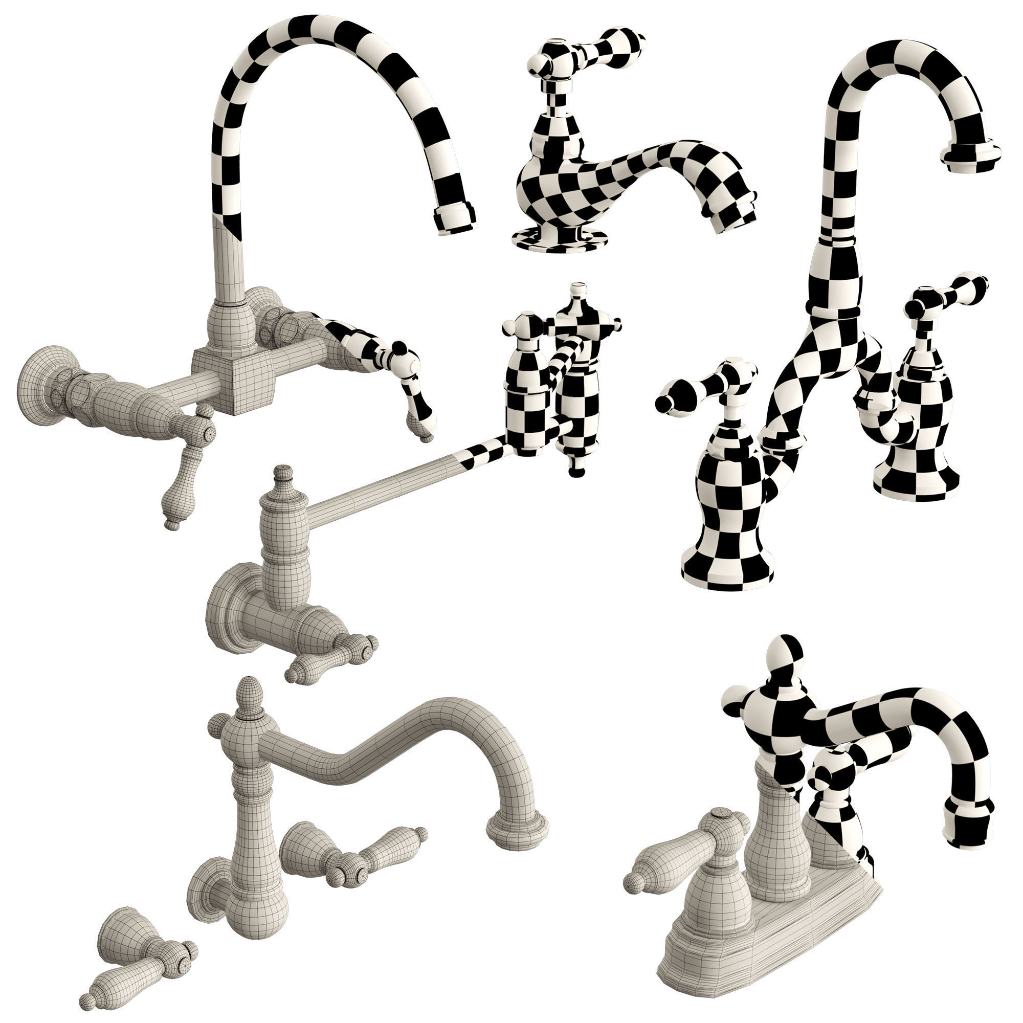 Kingston Faucets Vol 04 3D model_7