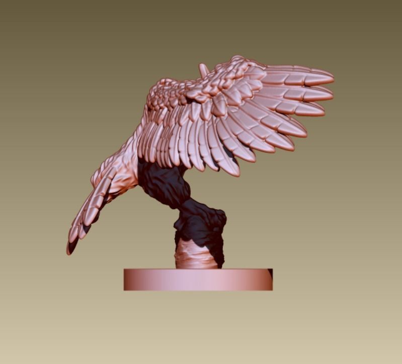 Owl bird 3D print model_2