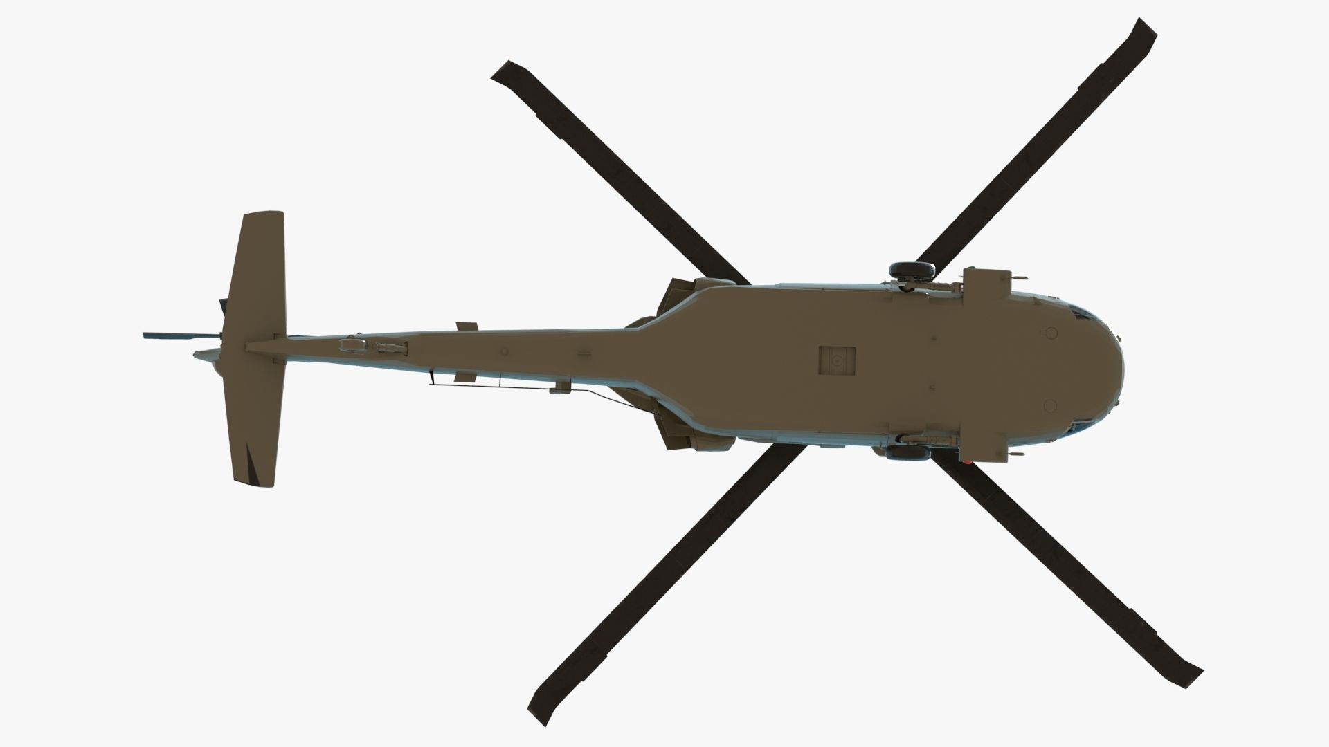 4K UH60 Blackhawk Low-poly 3D model_1