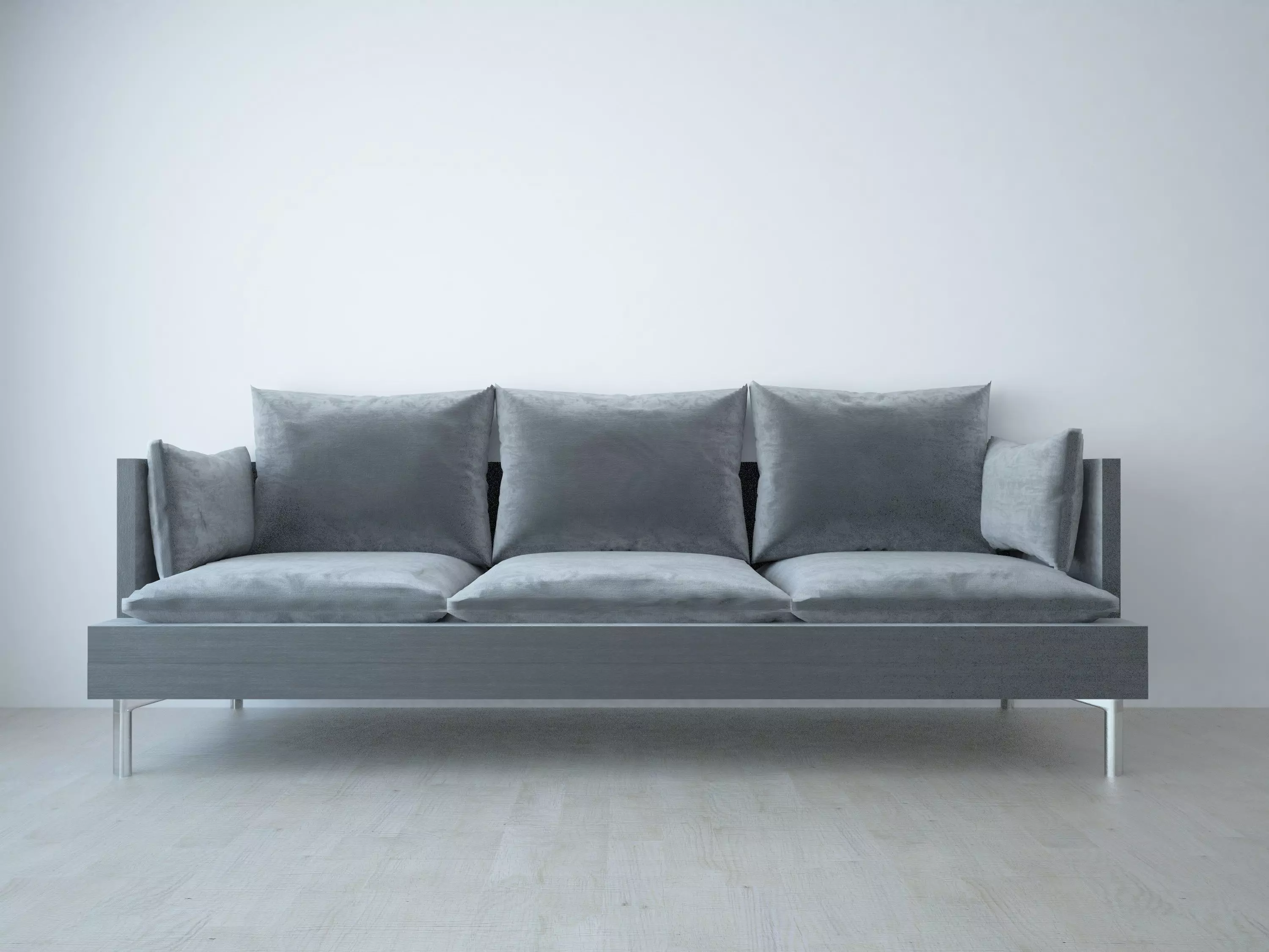 Sofa in room 3D model_0