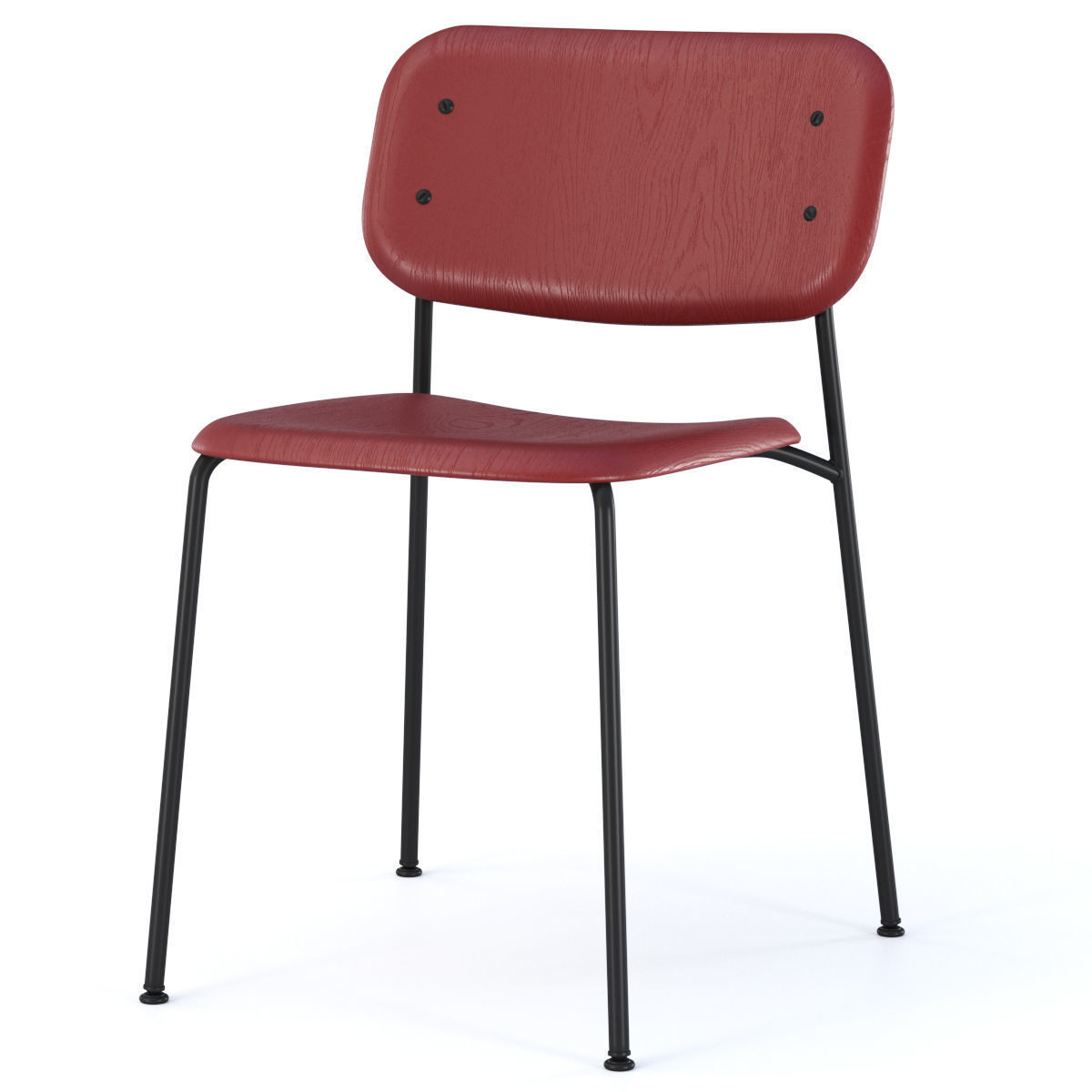 Hay Chair Soft Edge 10 3D model_3