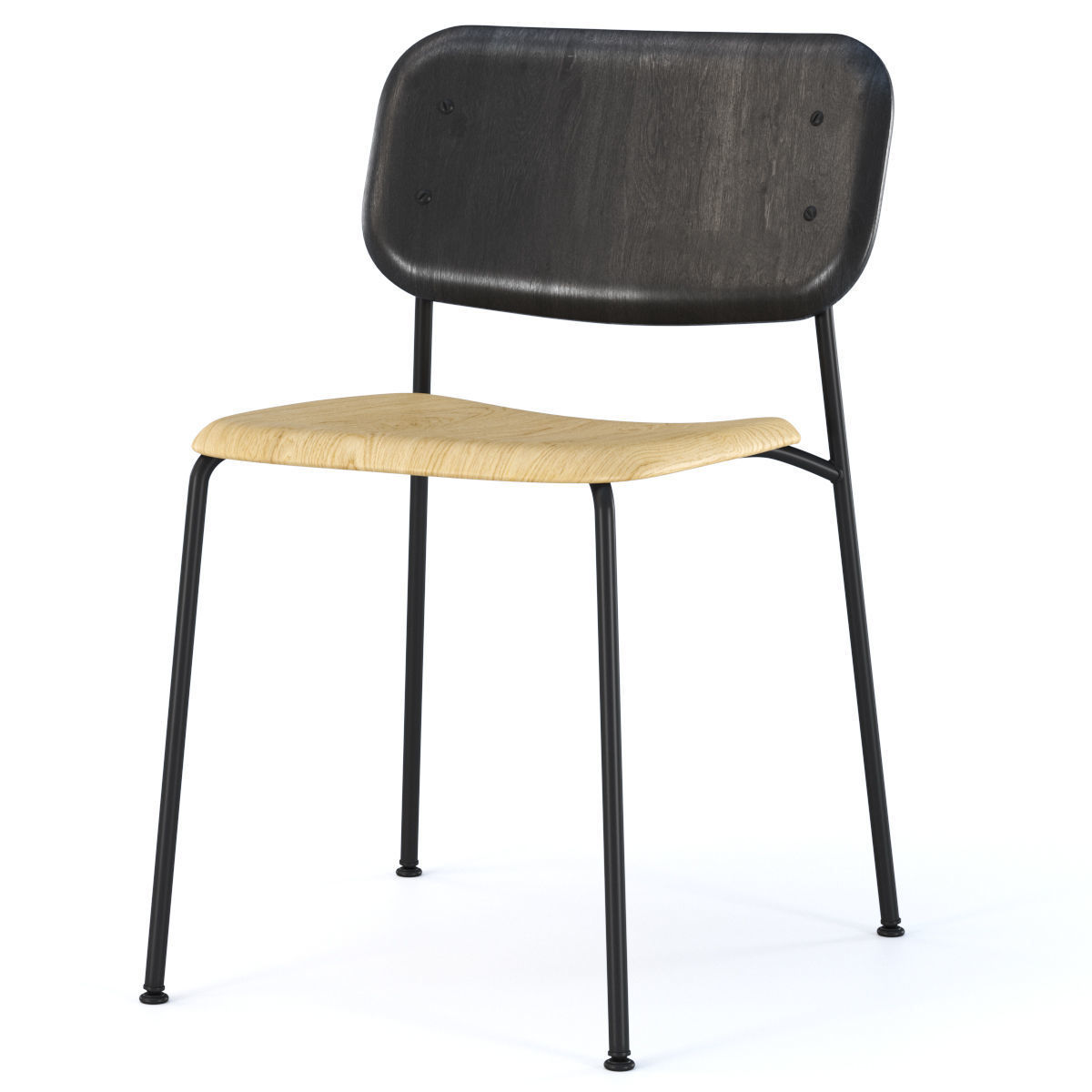 Hay Chair Soft Edge 10 3D model_4