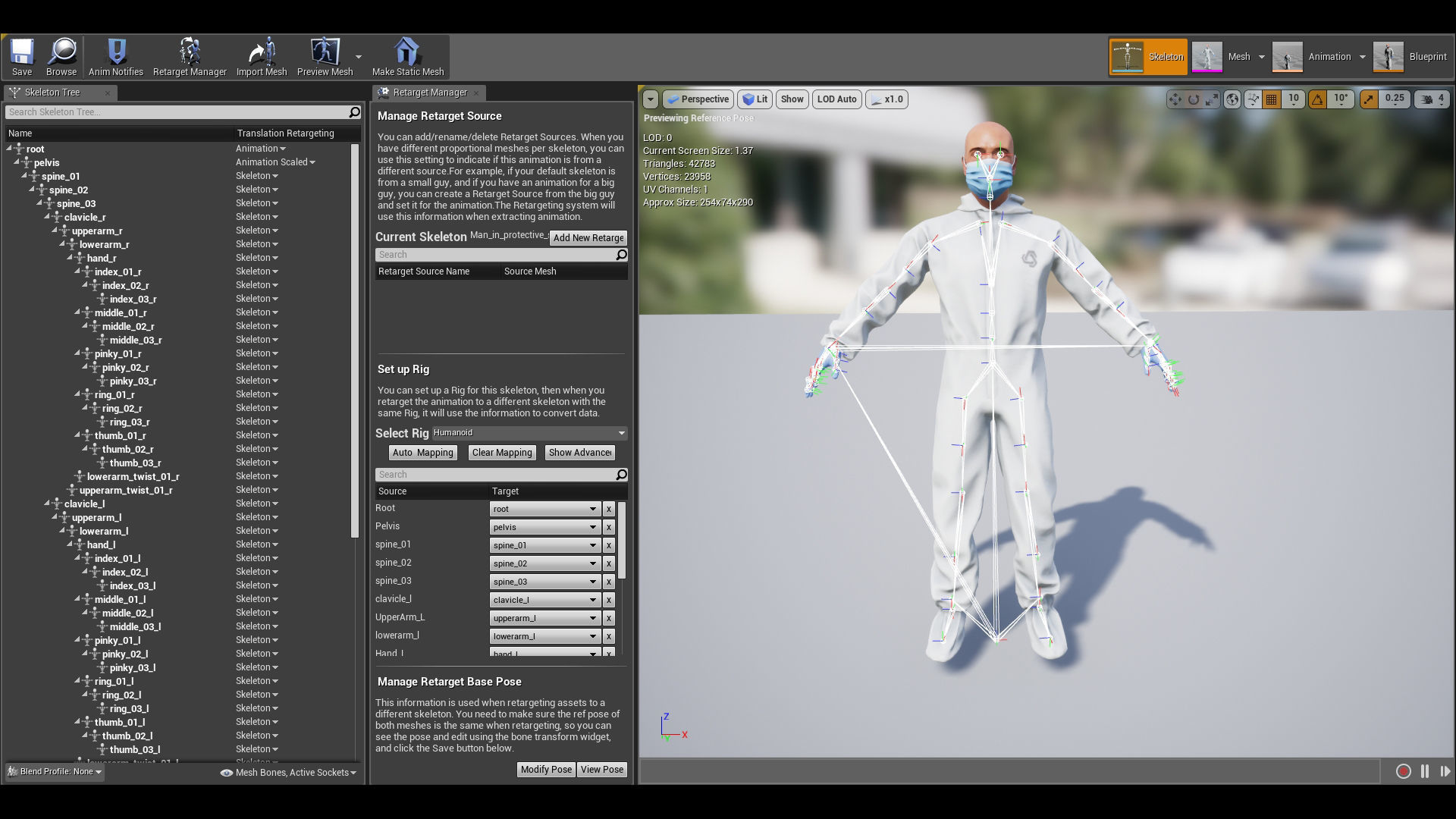 Man In Protective Suit Low-poly 3D model_11