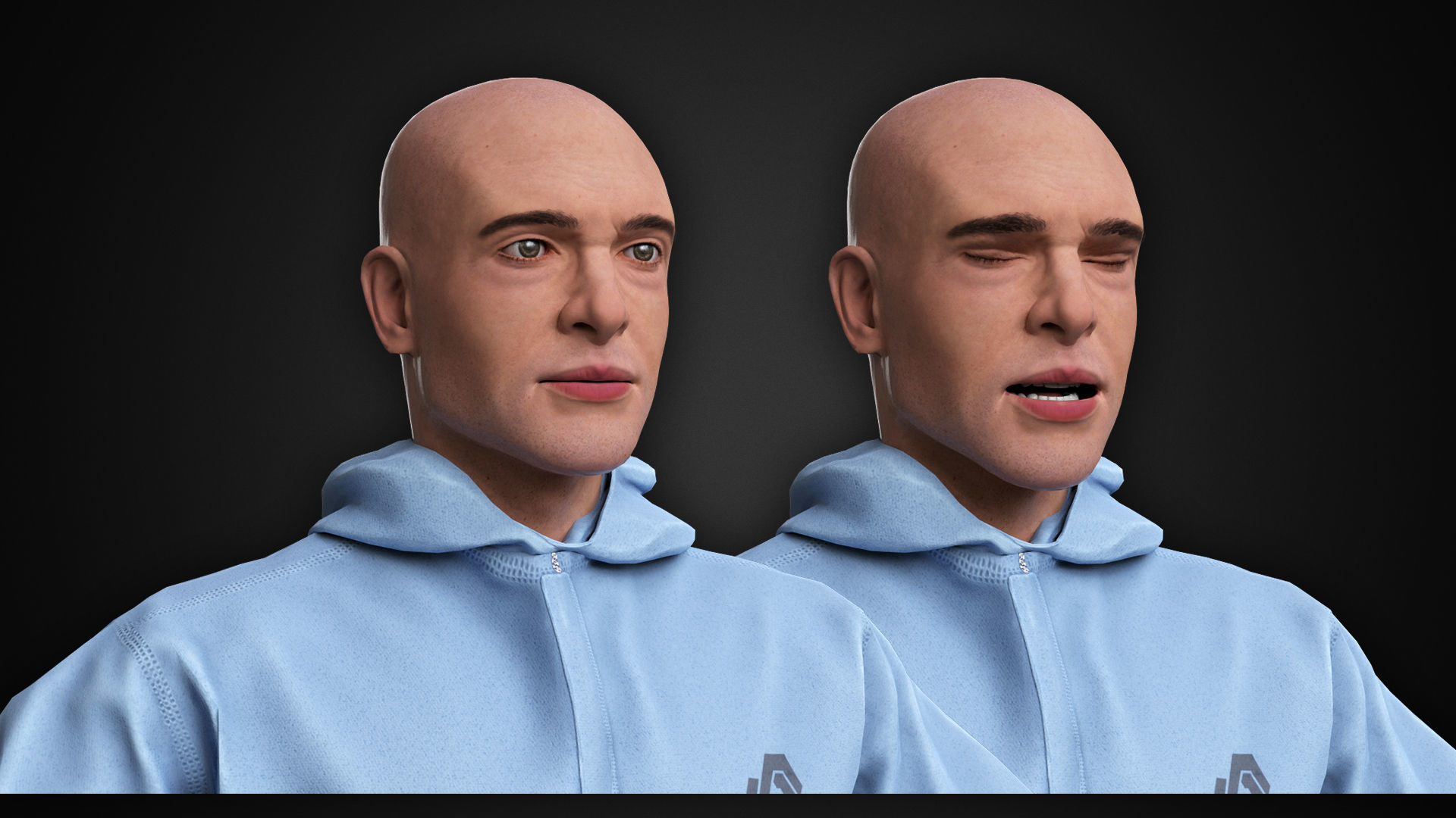 Man In Protective Suit Low-poly 3D model_10