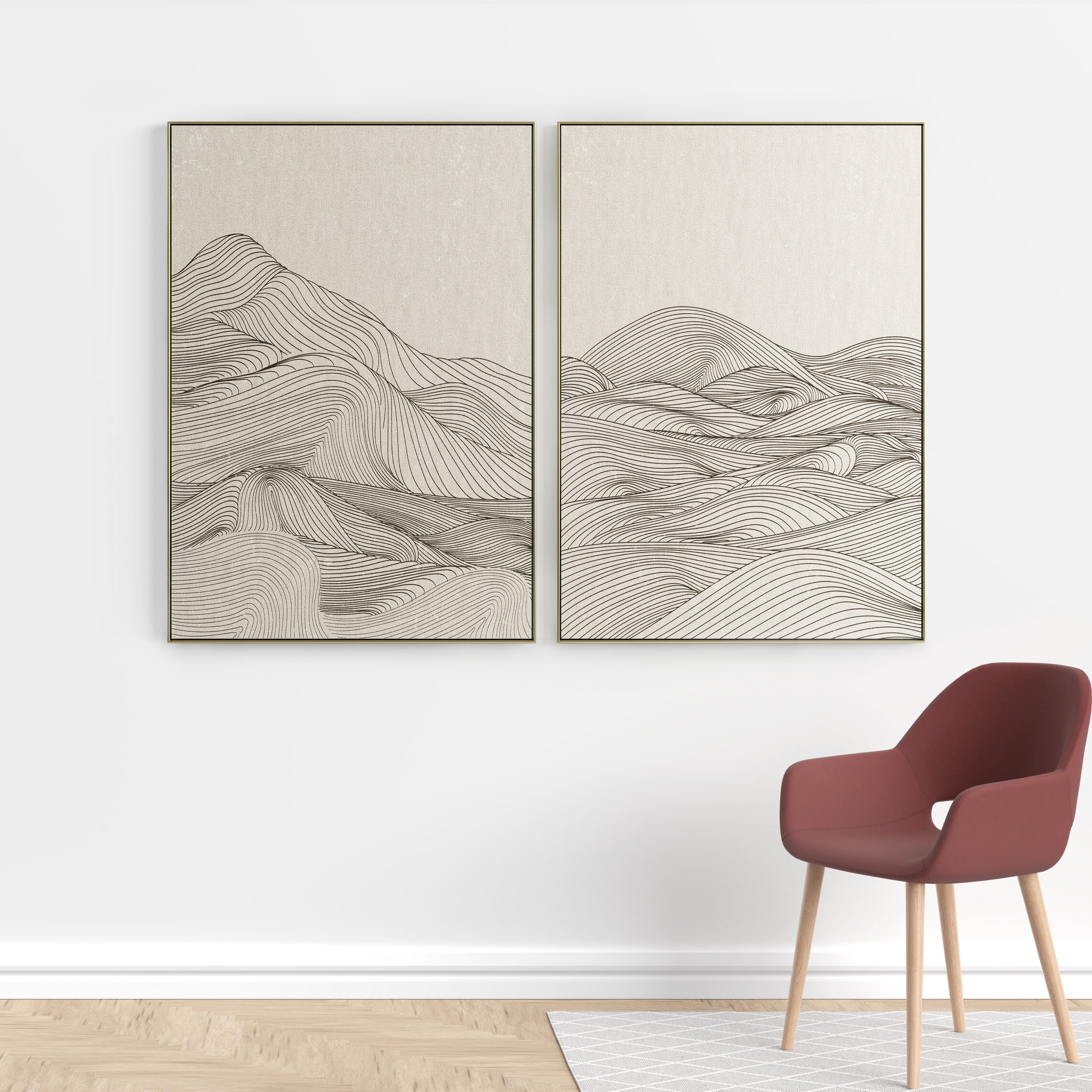 Photo Frame 112 Low-poly 3D model_4