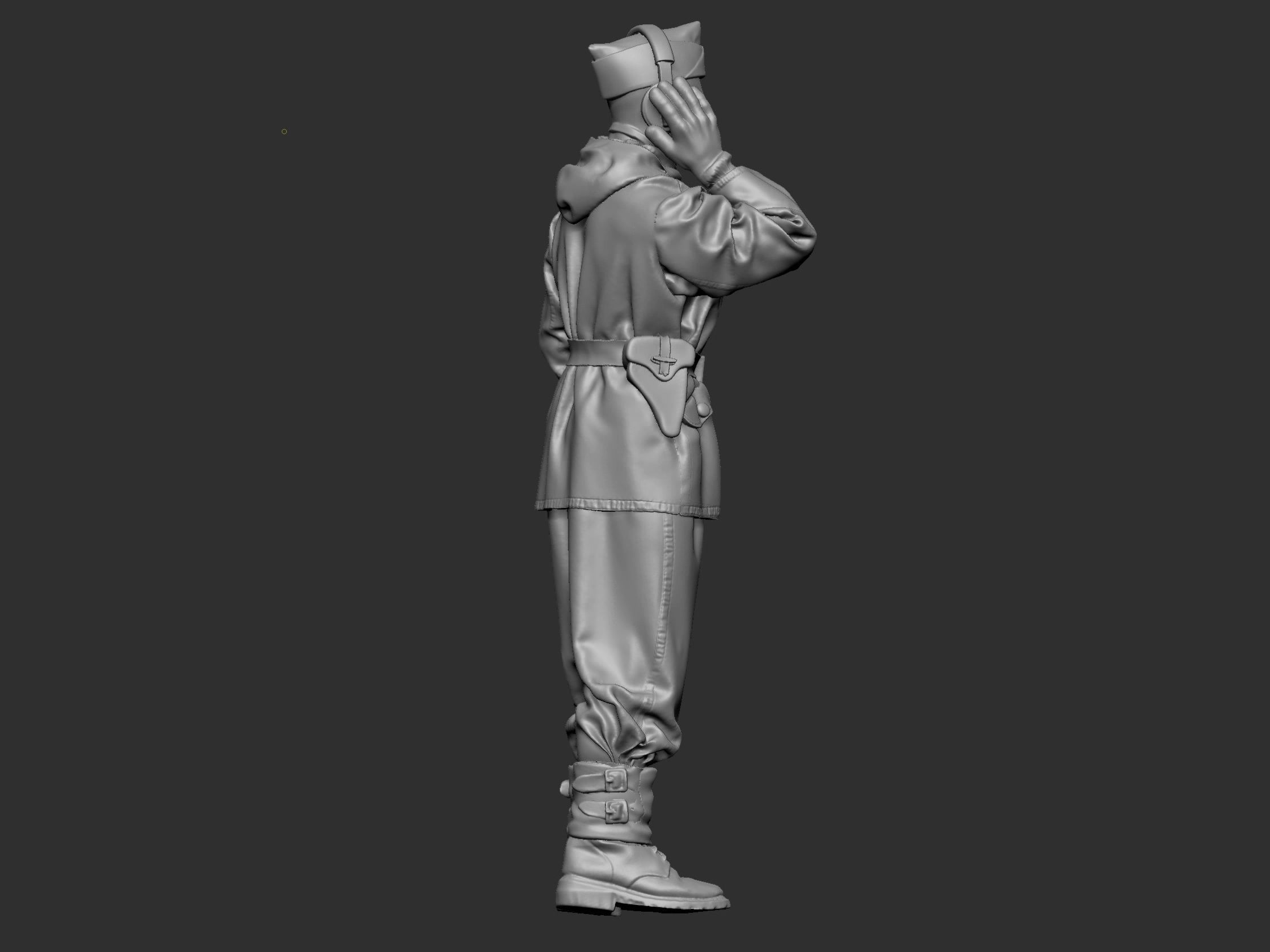 German Tankman 1 ww2 3D print model_14