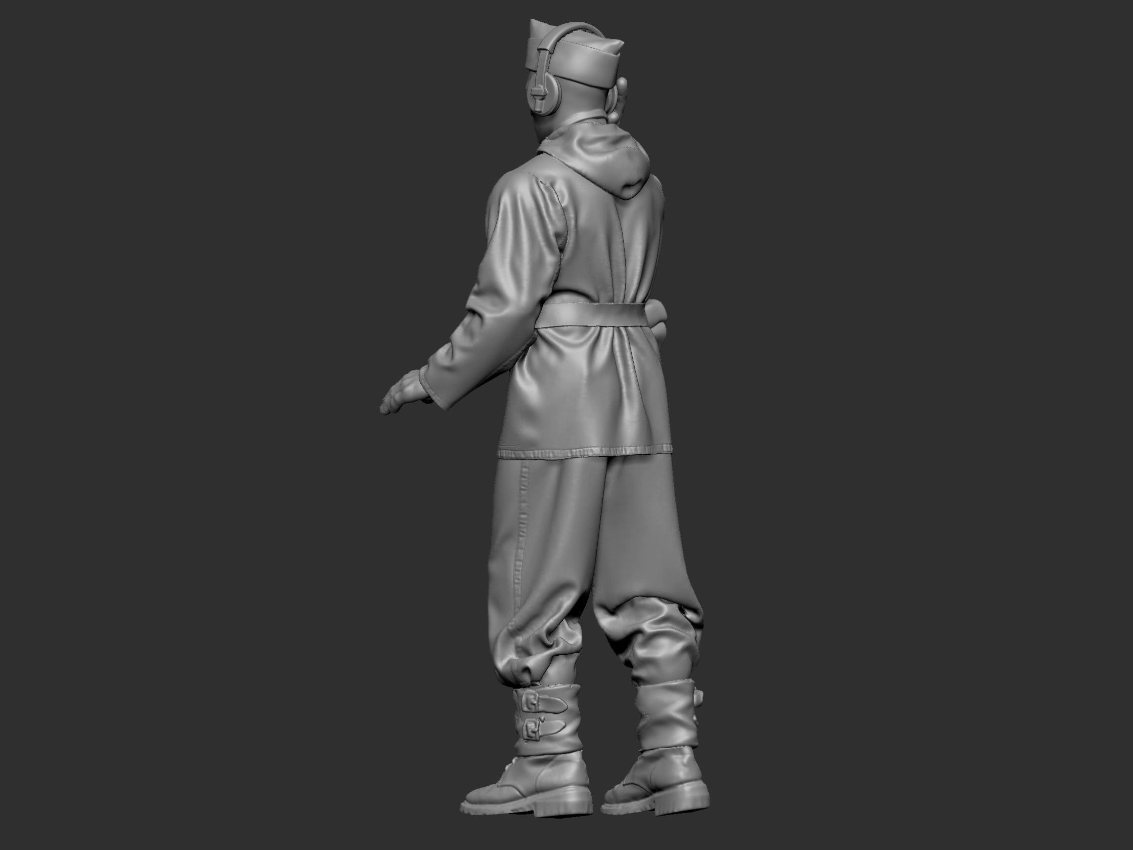 German Tankman 1 ww2 3D print model_27
