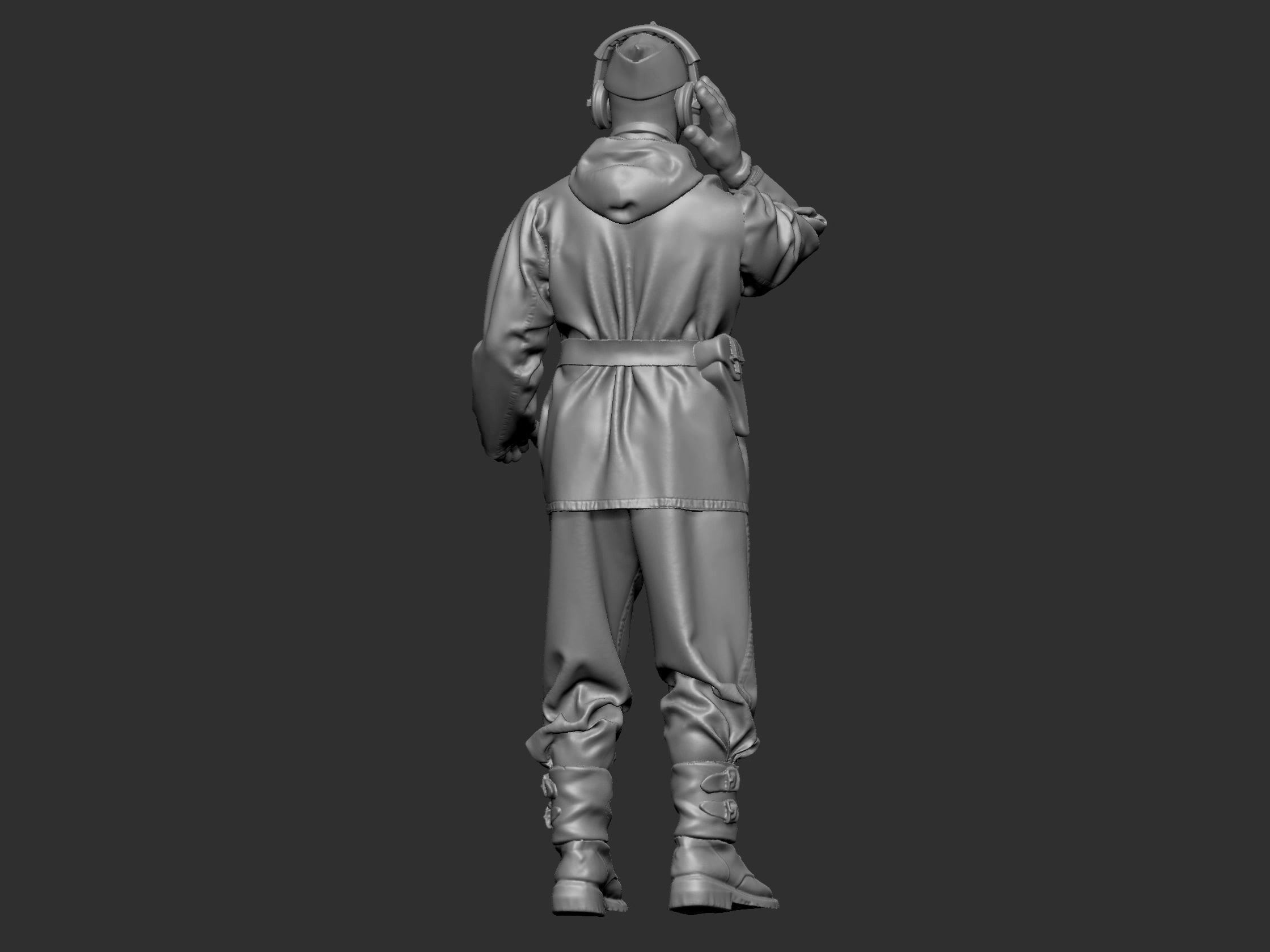 German Tankman 1 ww2 3D print model_21