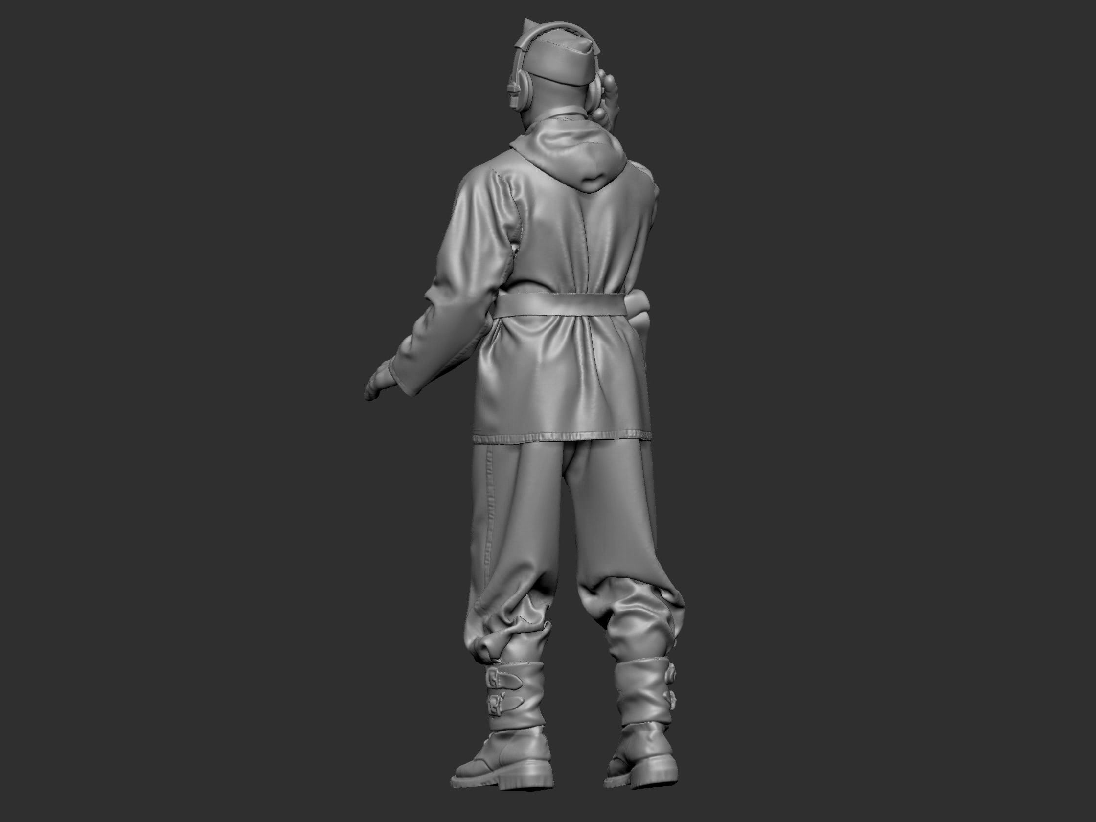 German Tankman 1 ww2 3D print model_25