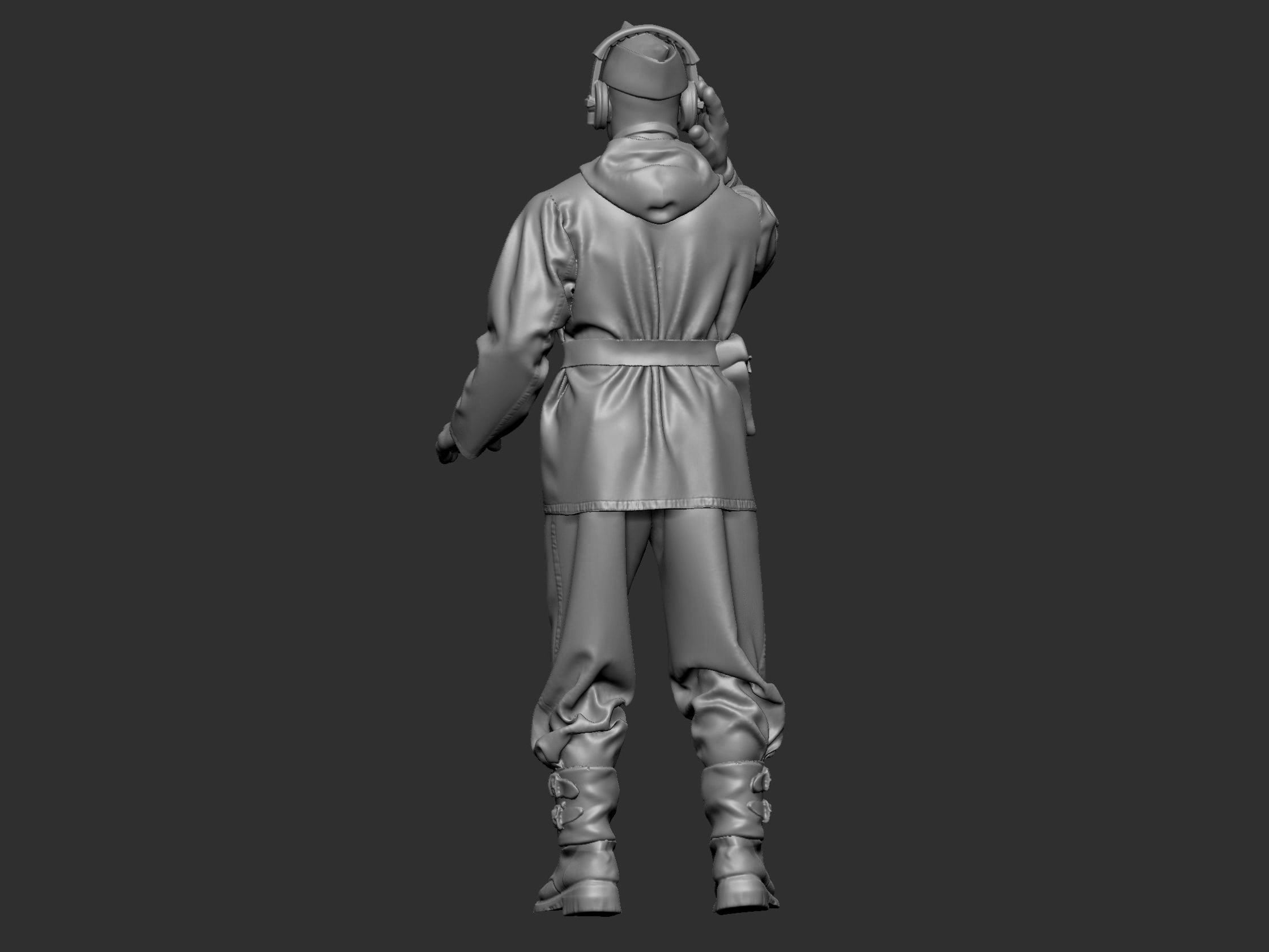 German Tankman 1 ww2 3D print model_23