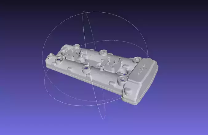 Gen 2 Hayabusa Valve Cam Cover Scan and Reverse Engineered CAD 3D model