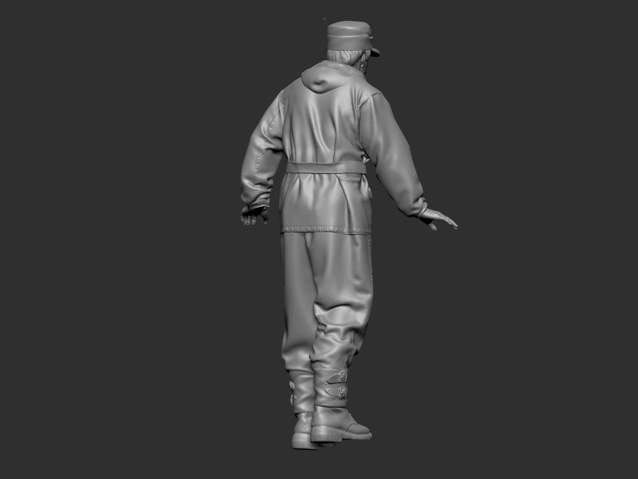 German Tankman ww2 6 3D print model_20
