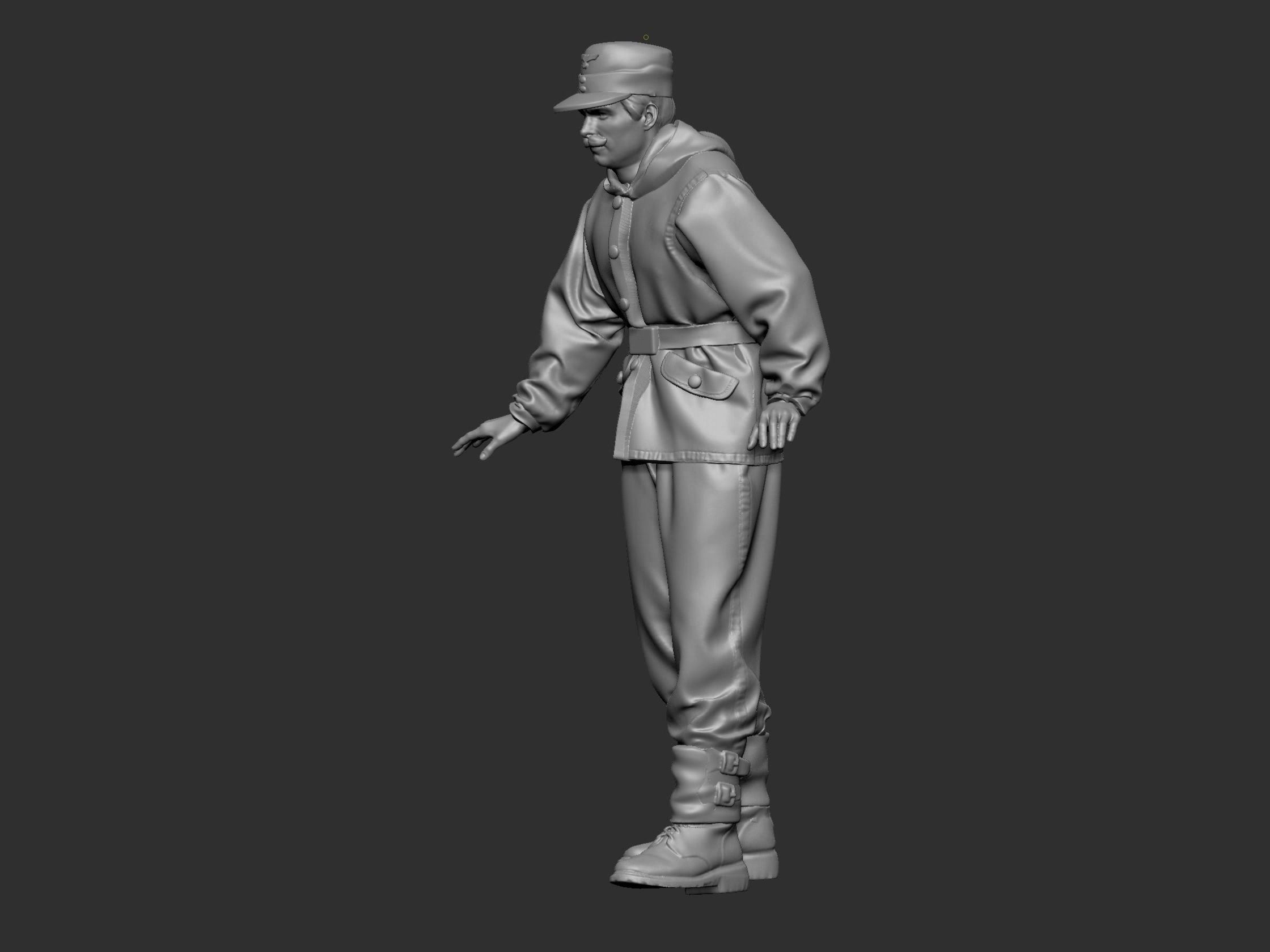 German Tankman ww2 6 3D print model_37