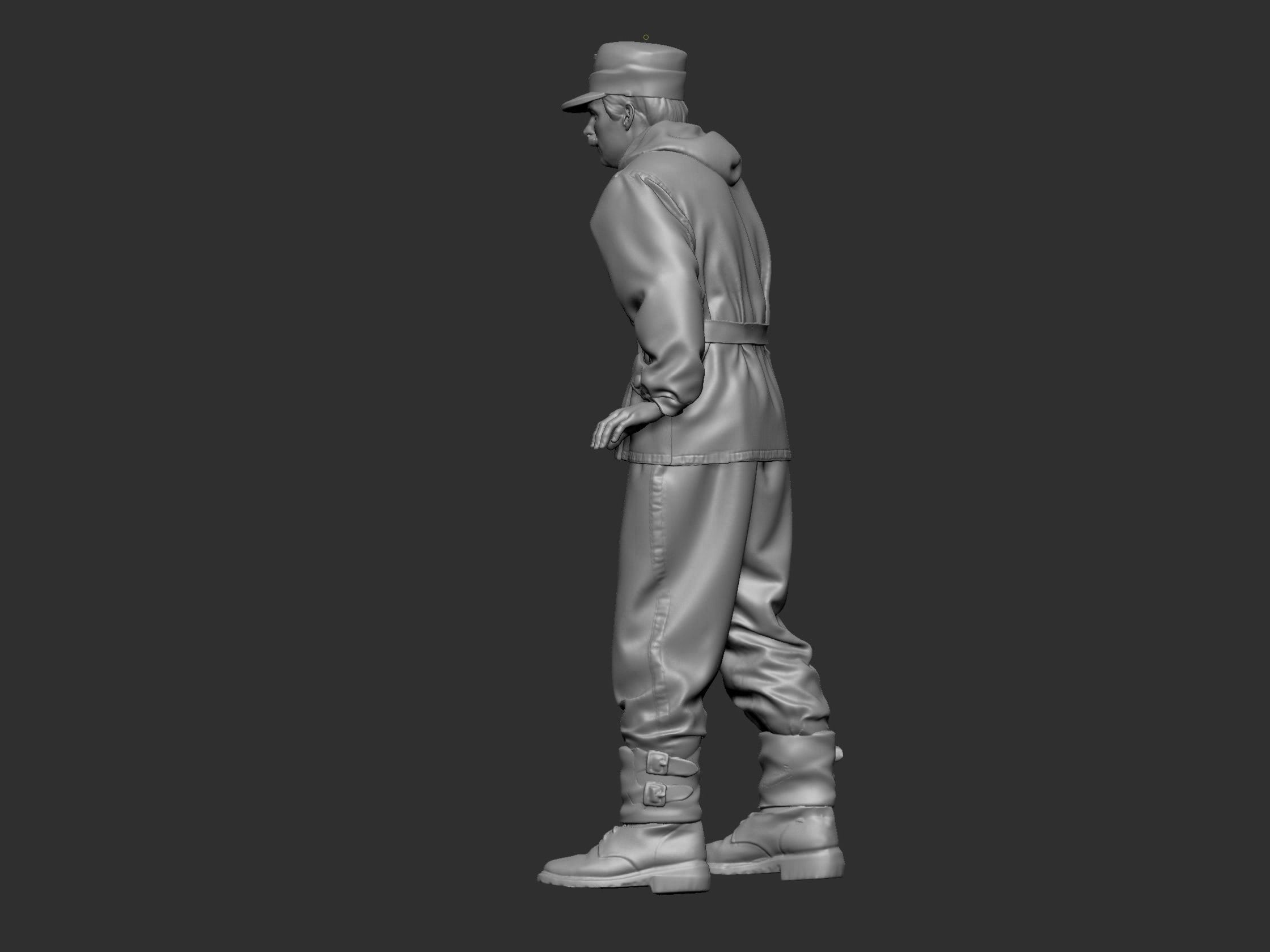 German Tankman ww2 6 3D print model_31