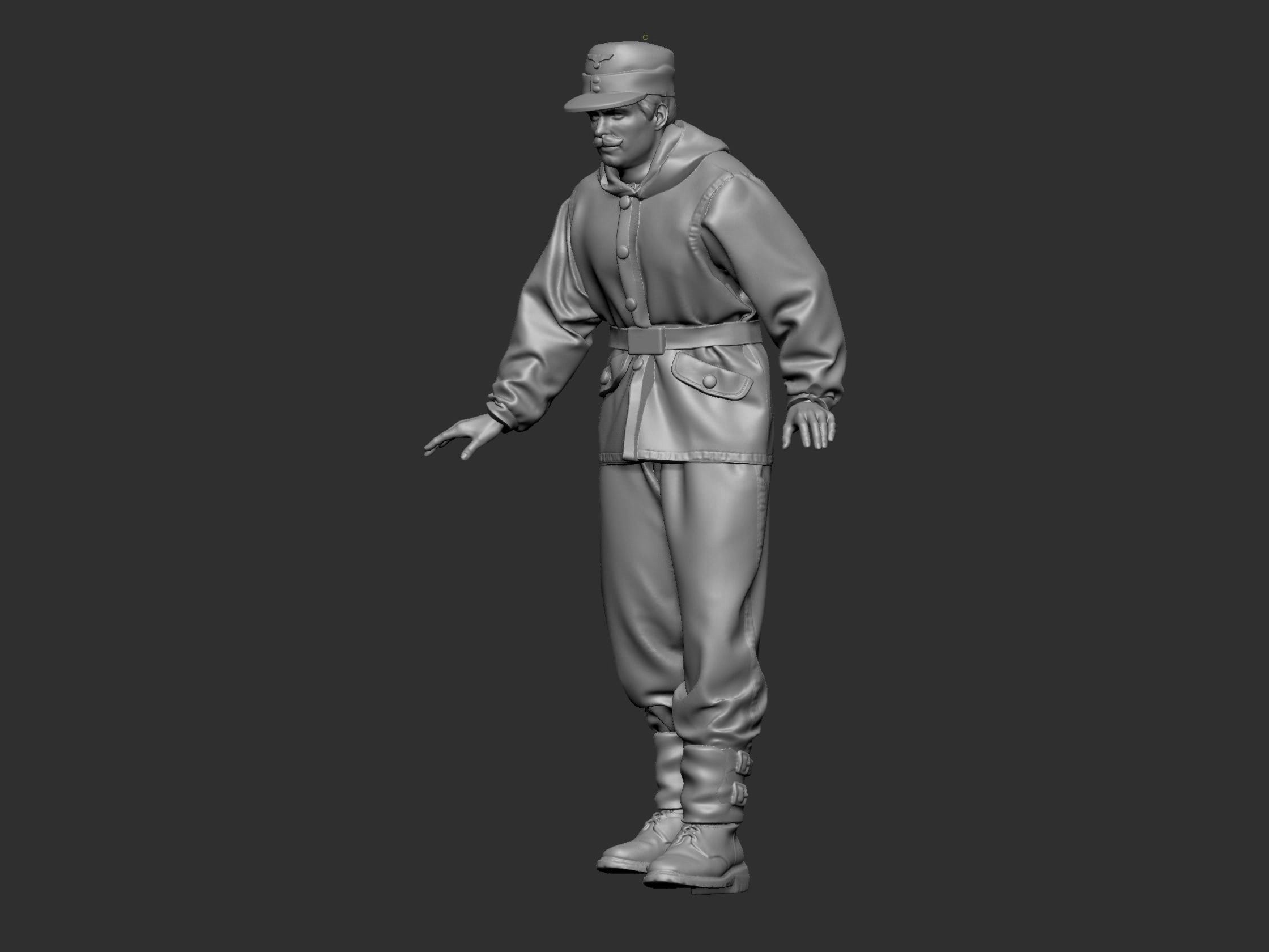 German Tankman ww2 6 3D print model_39