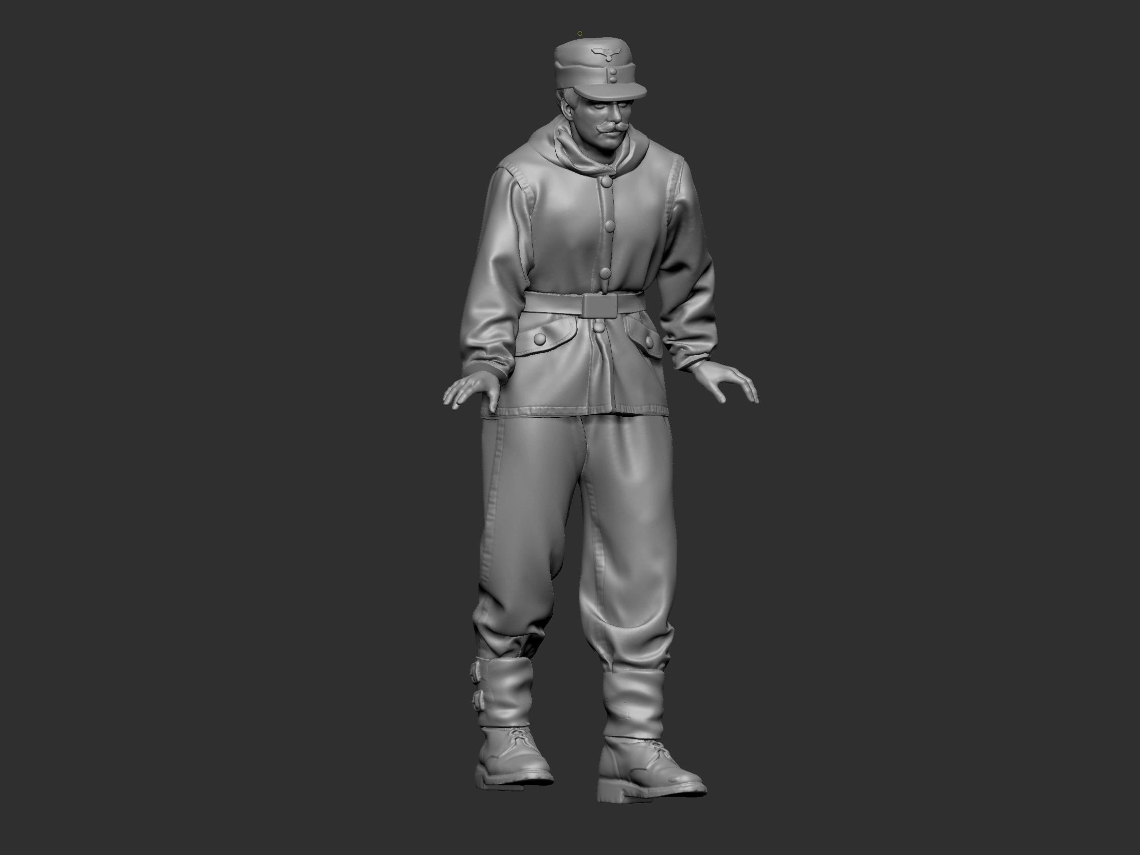 German Tankman ww2 6 3D print model_7