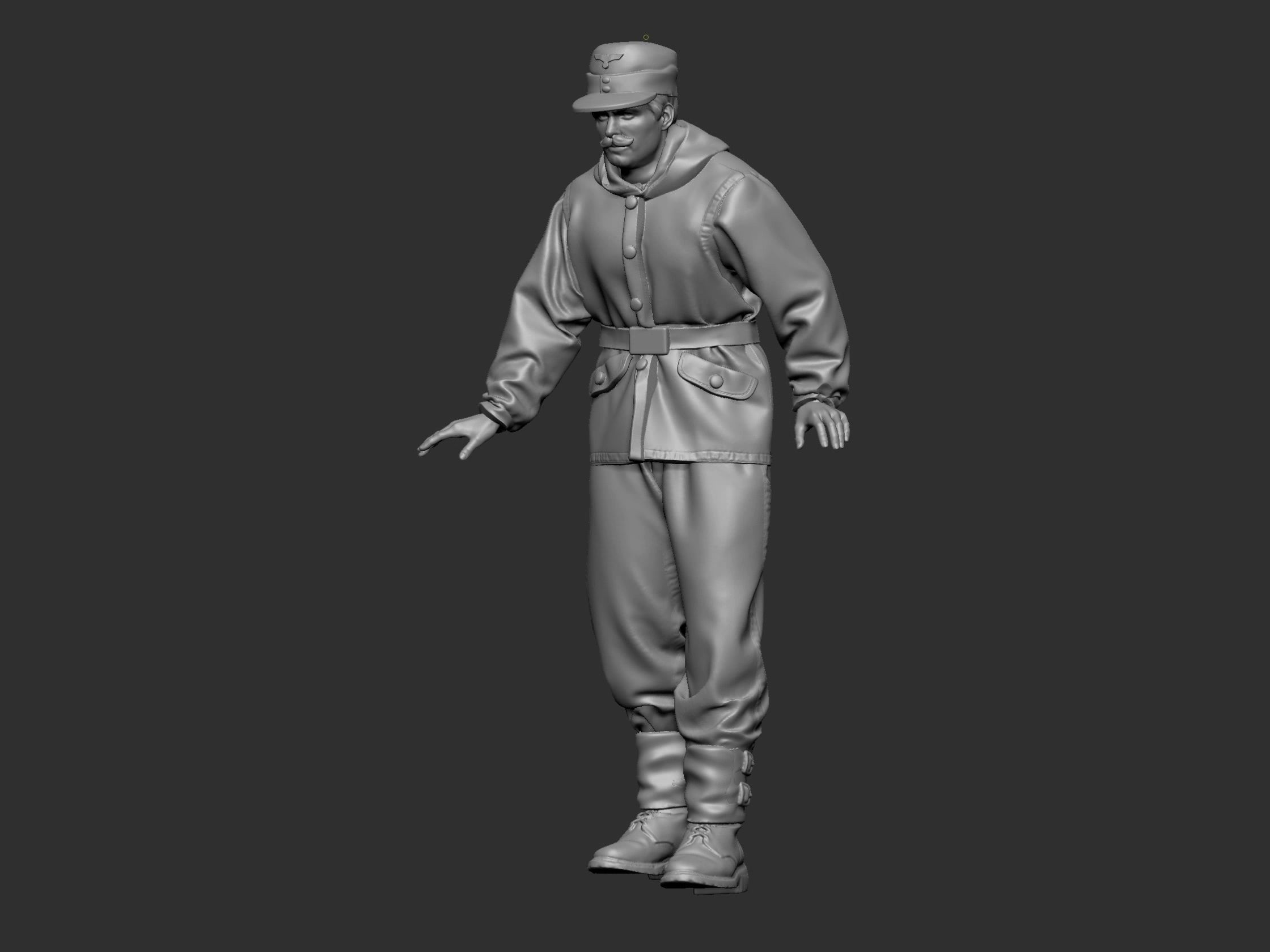 German Tankman ww2 6 3D print model_40