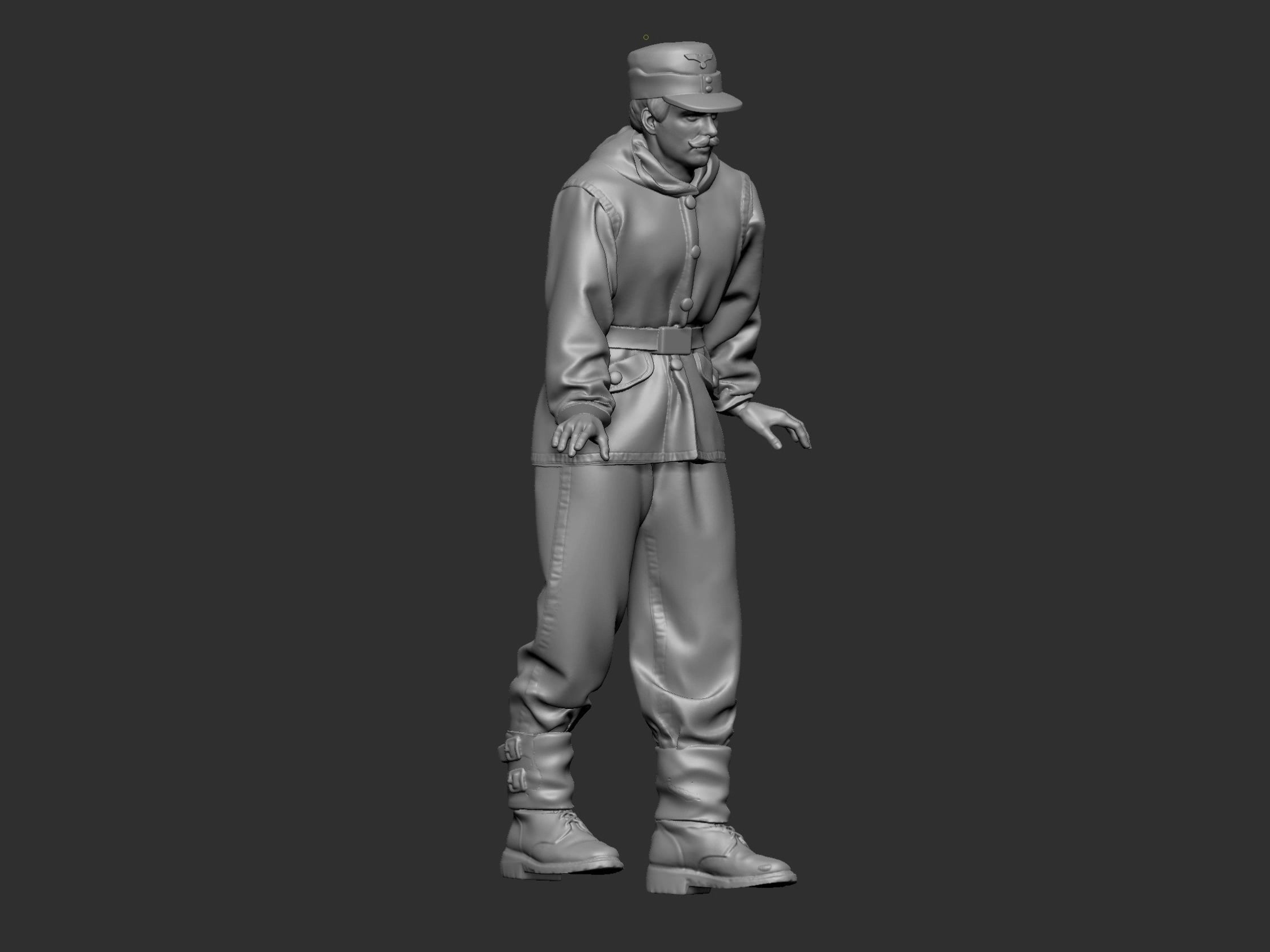 German Tankman ww2 6 3D print model_8