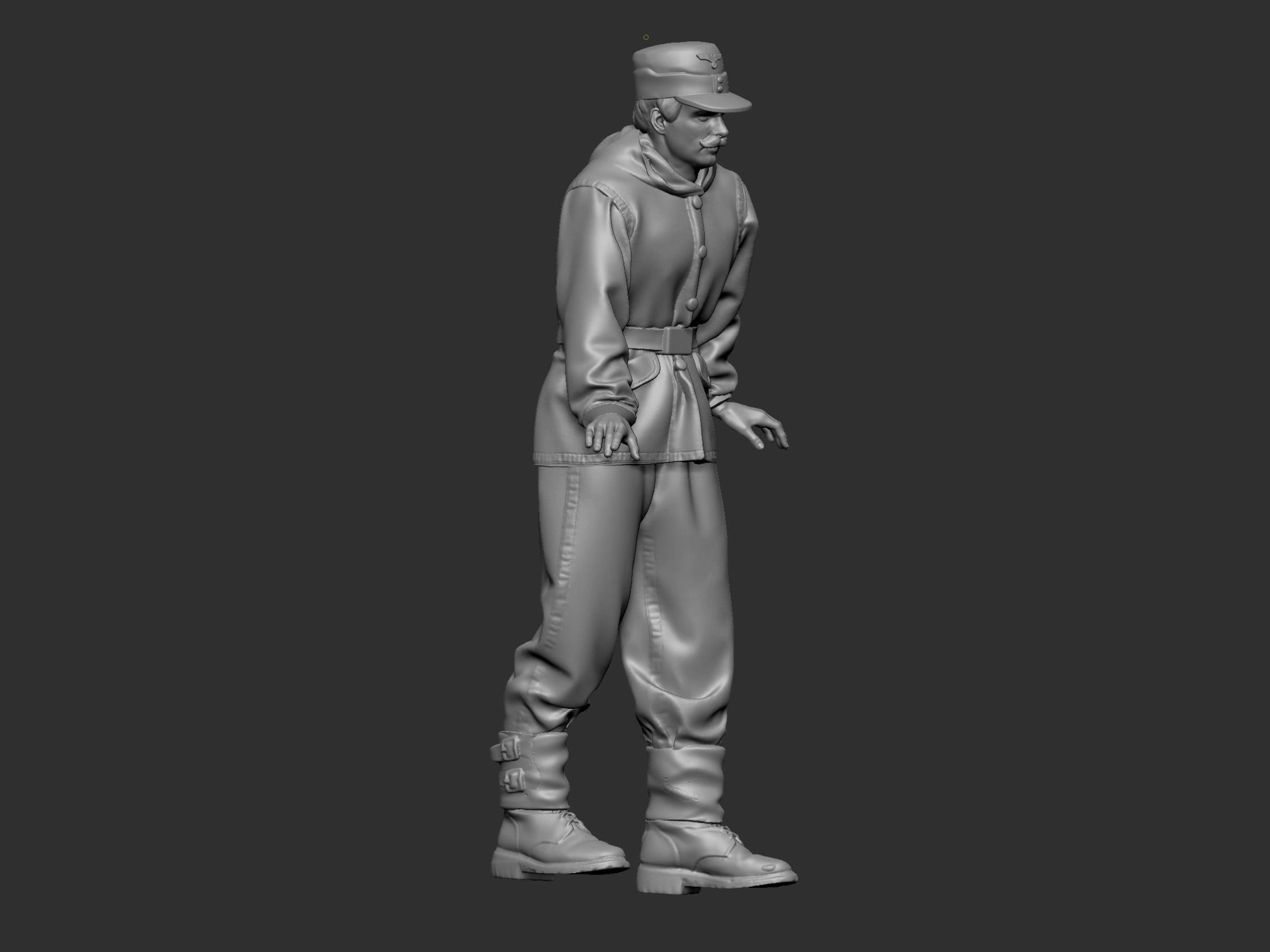 German Tankman ww2 6 3D print model_9