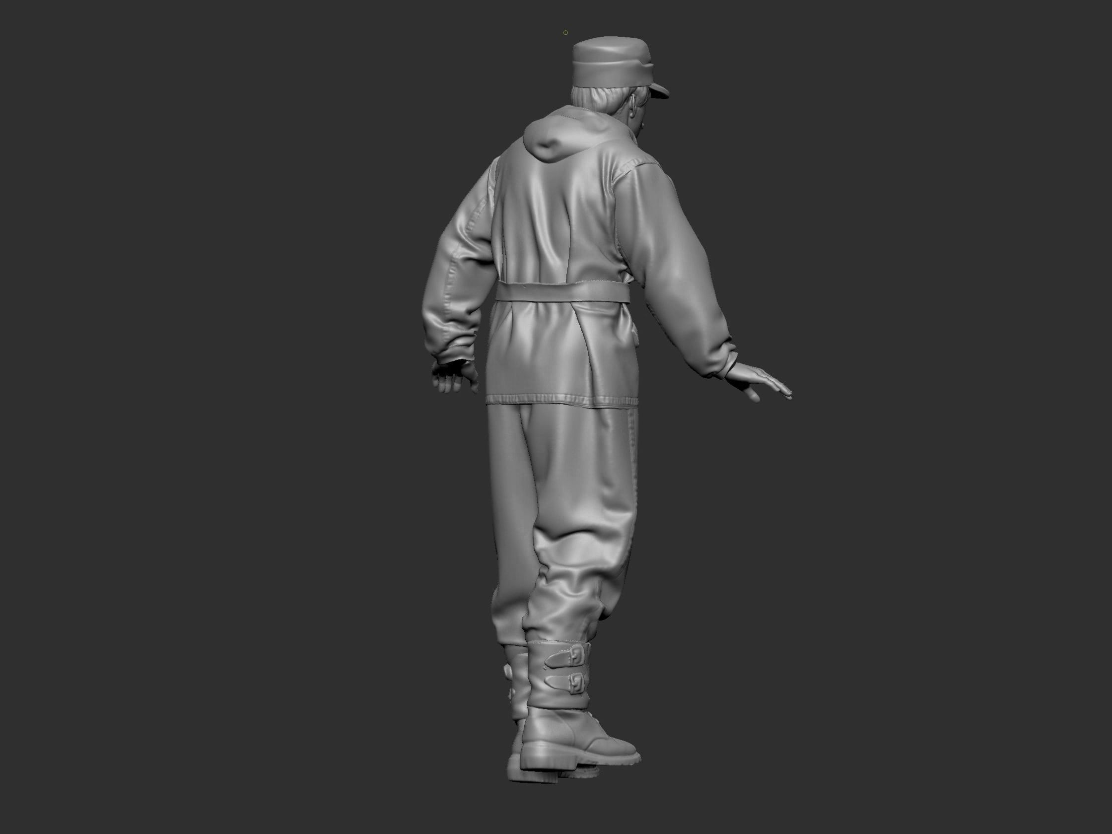 German Tankman ww2 6 3D print model_19