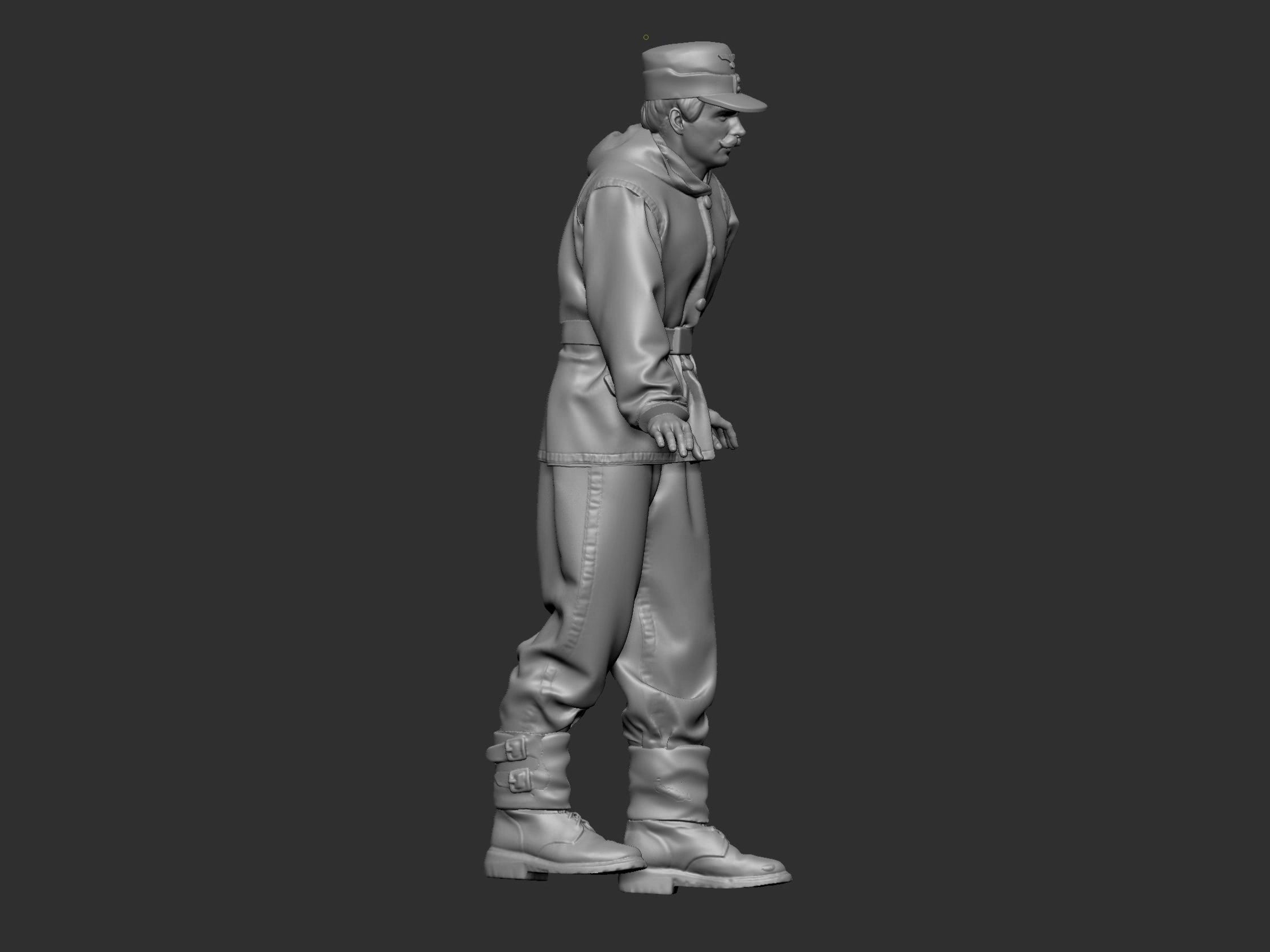 German Tankman ww2 6 3D print model_12