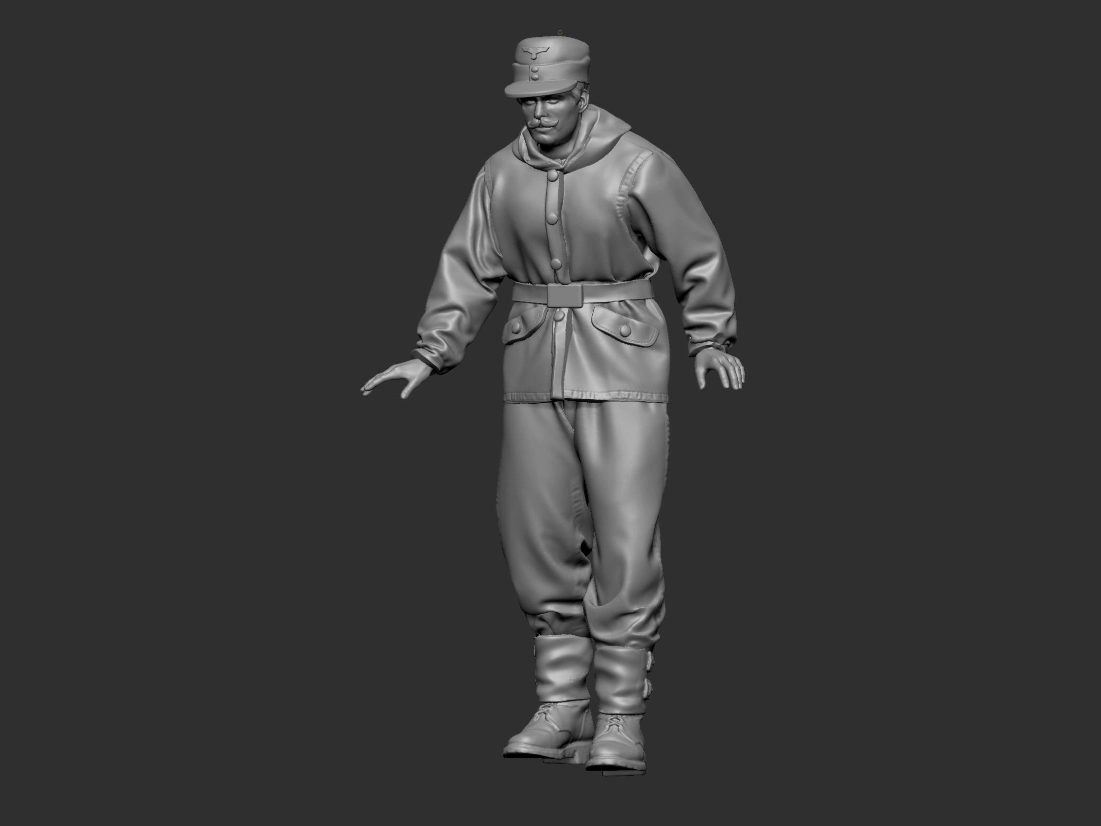 German Tankman ww2 6 3D print model_41