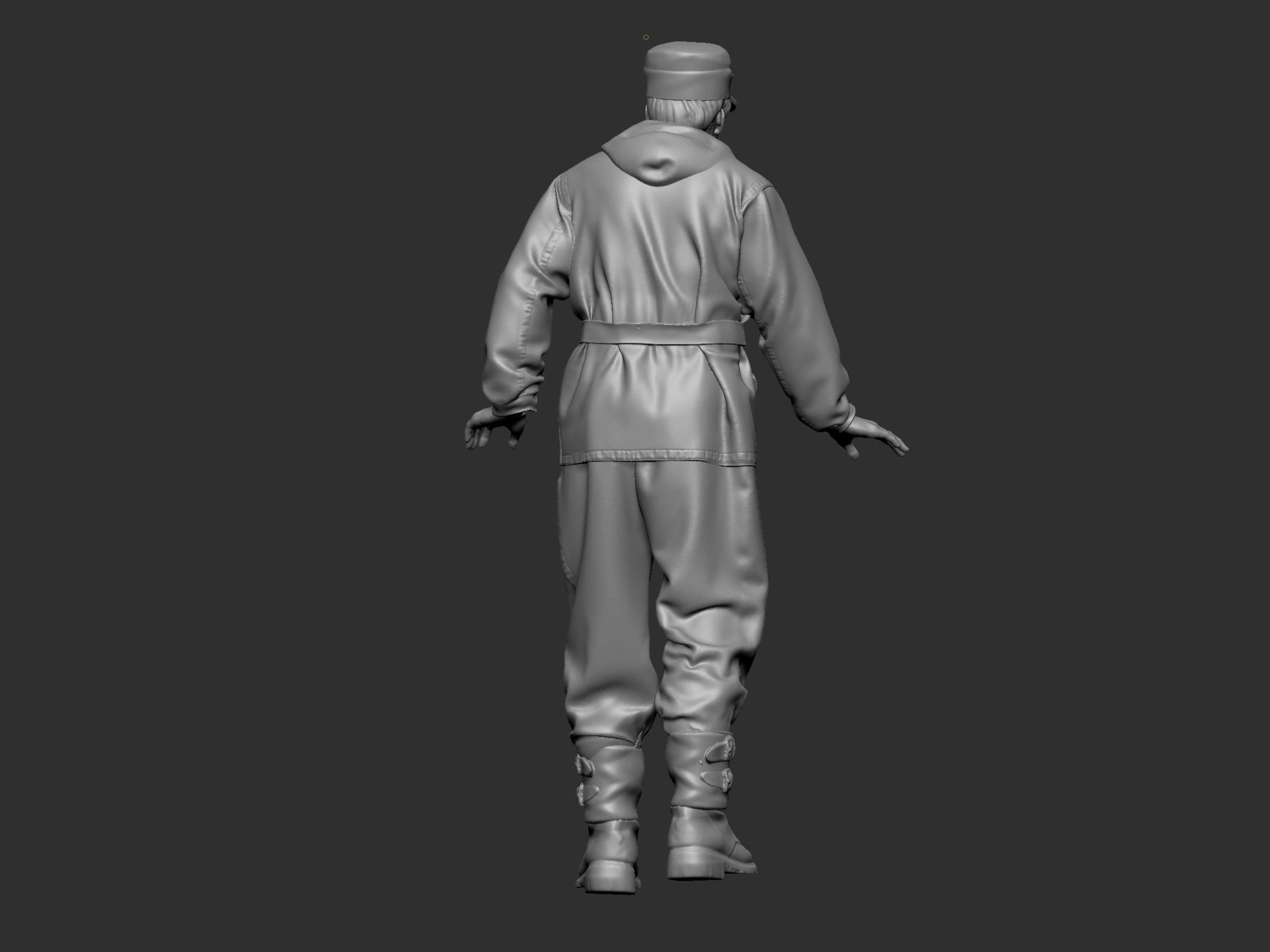German Tankman ww2 6 3D print model_22