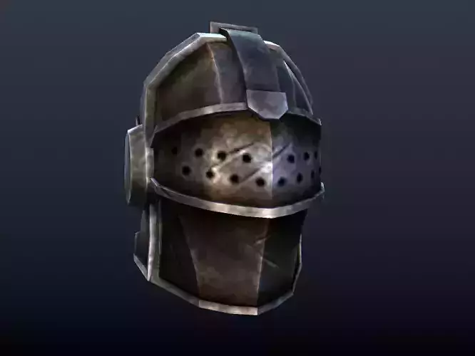 Futuristic Medieval Helmet