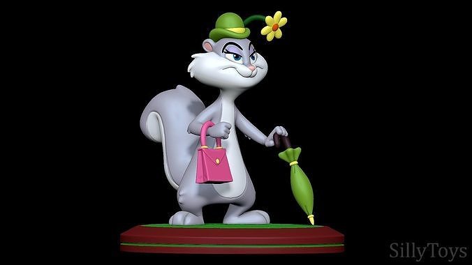 Slappy Squirrel - Animaniacs 3D print model