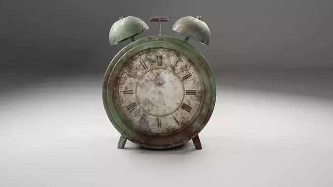 Rusted Old Alarm Clock