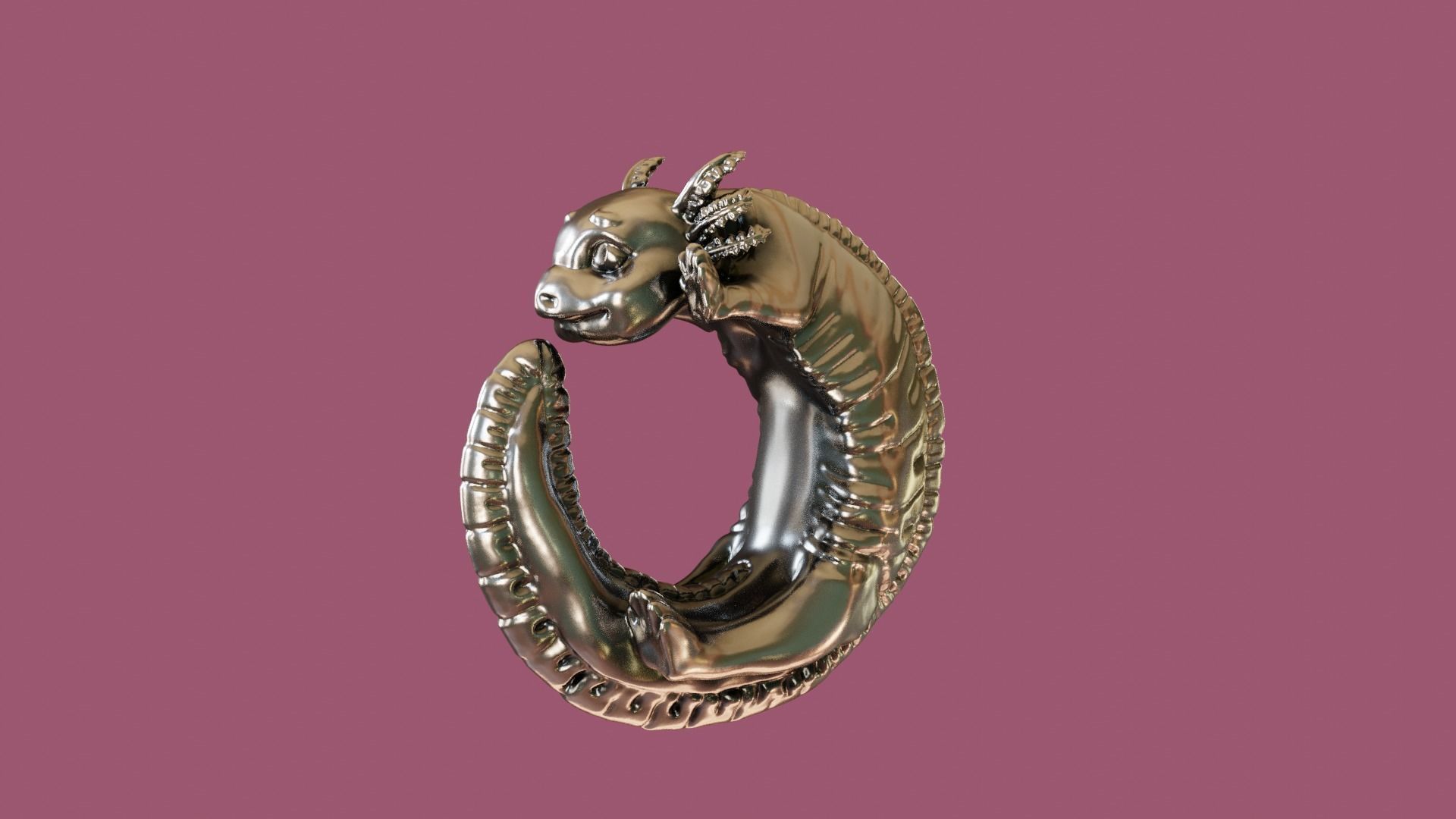 Axolotl  3D model for printing   3D print model_8