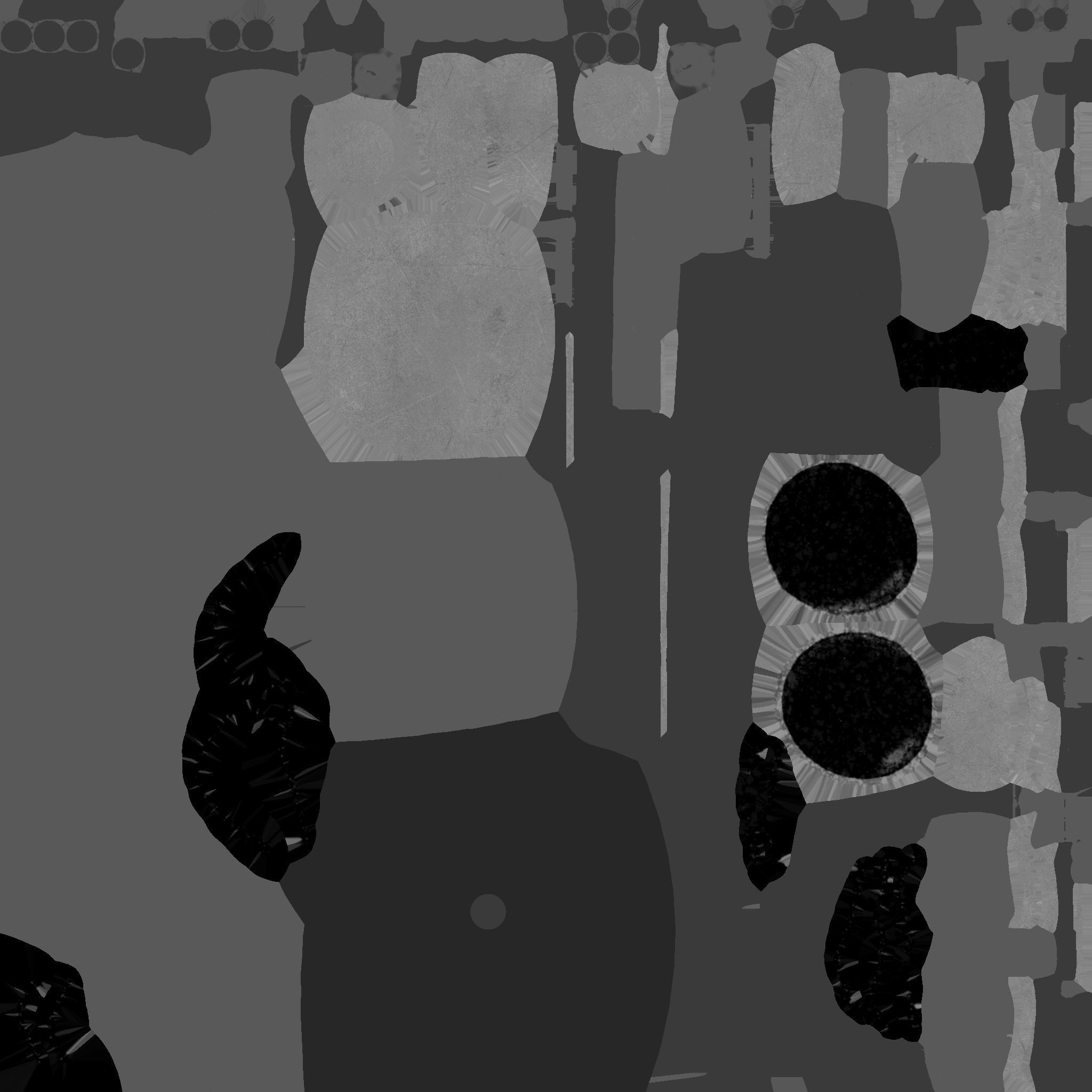 Brain Robot G09 Blue Orange - SciFi Character Design Low-poly 3D model_27