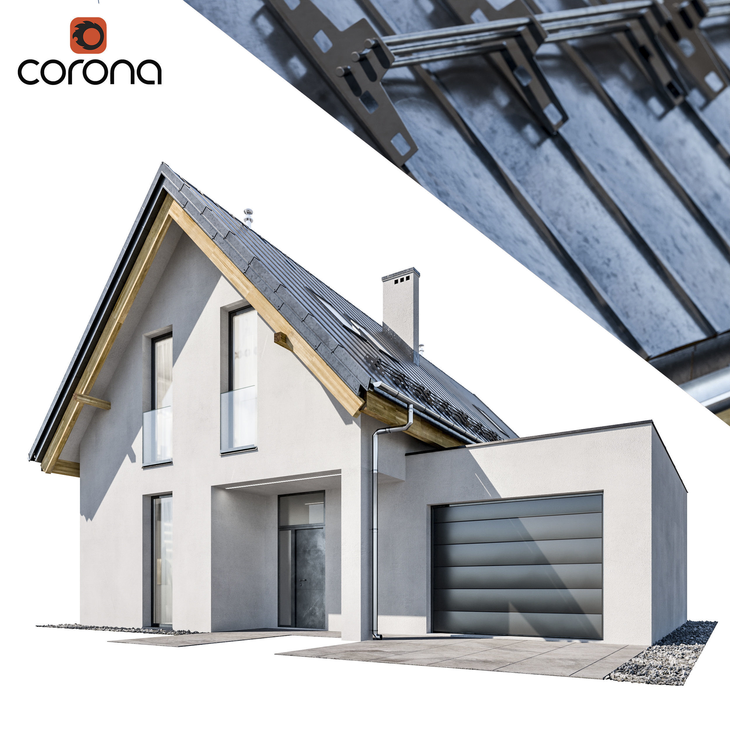 Vol 1 Modern houses collection - 17 different houses 3D model_14
