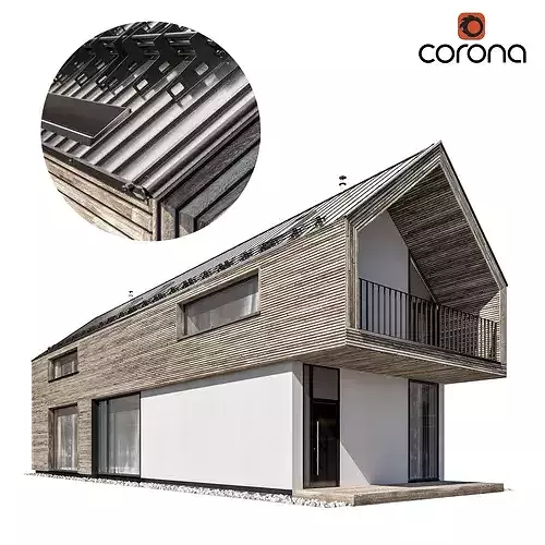 Vol 1 Modern houses collection - 17 different houses 3D model 3
