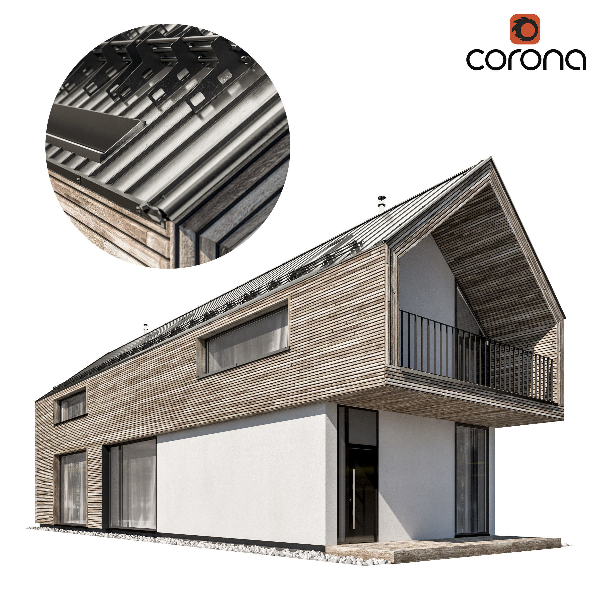 Vol 1 Modern houses collection - 17 different houses 3D model_2