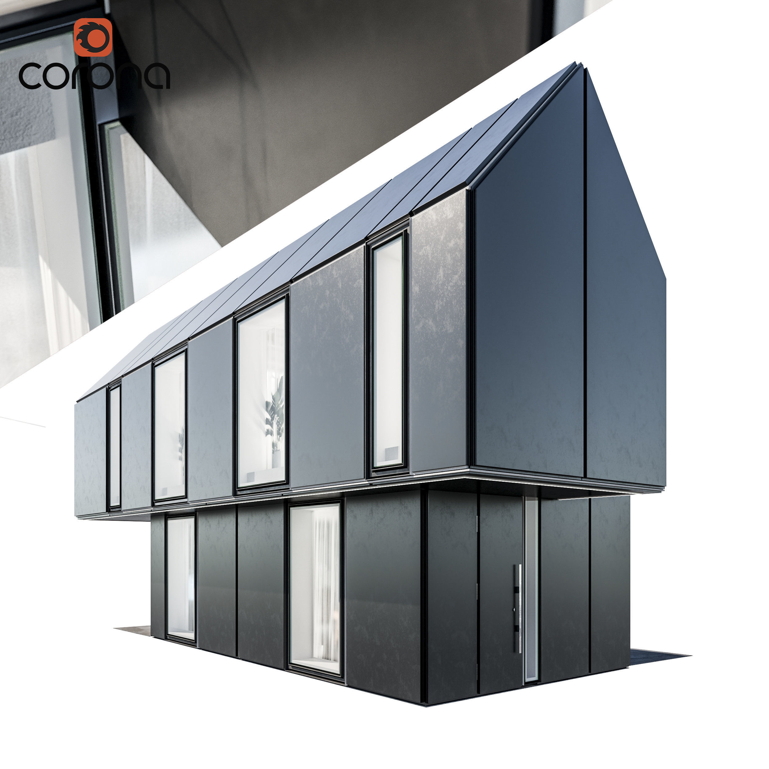 Vol 1 Modern houses collection - 17 different houses 3D model_17