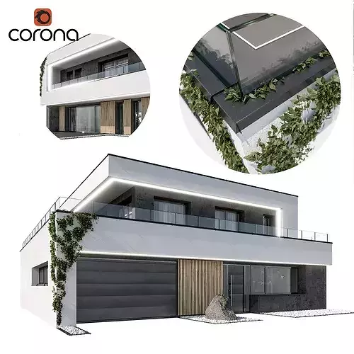 Vol 1 Modern houses collection - 17 different houses 3D model 5