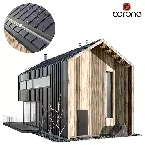 Vol 1 Modern houses collection - 17 different houses 3D model 4