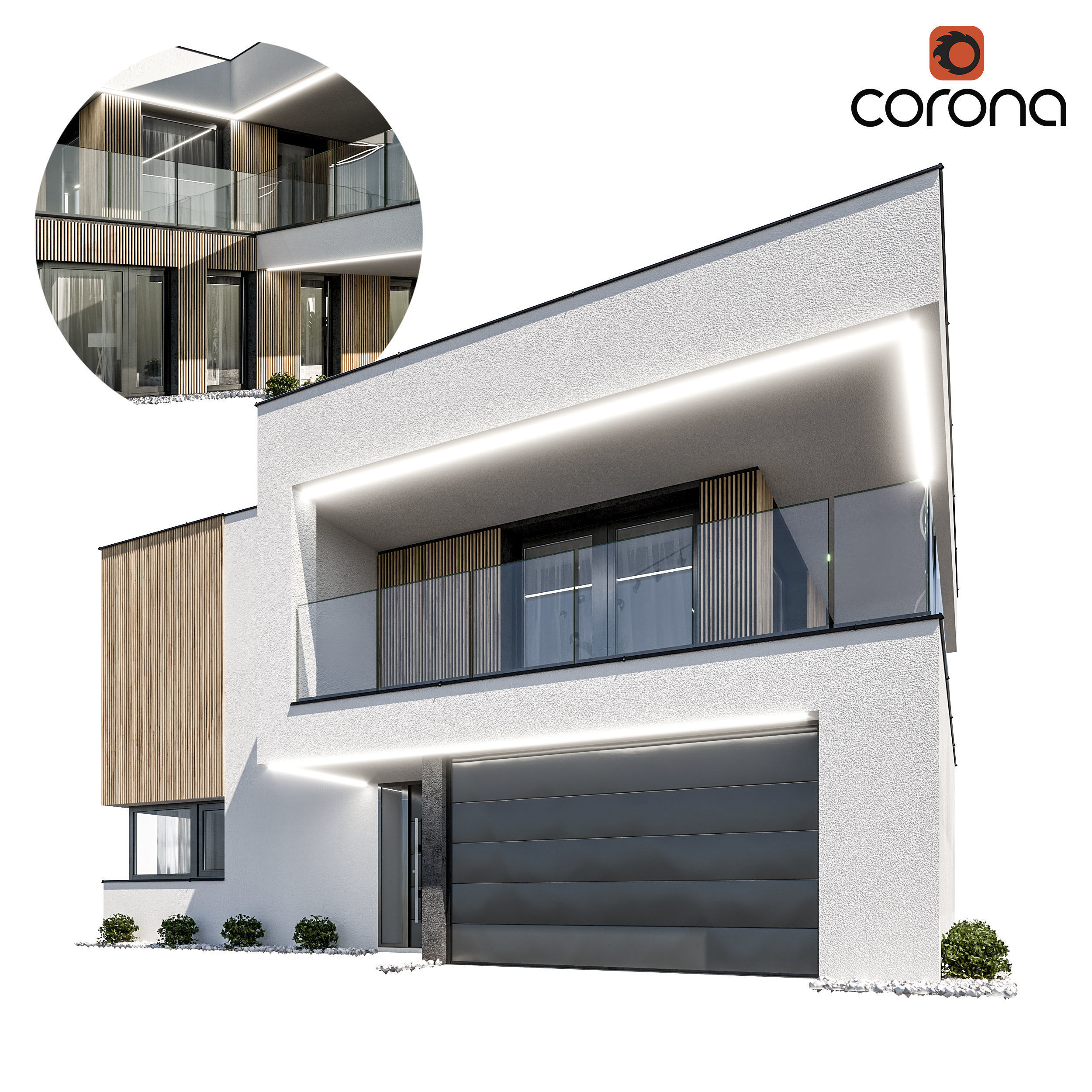 Vol 1 Modern houses collection - 17 different houses 3D model_5