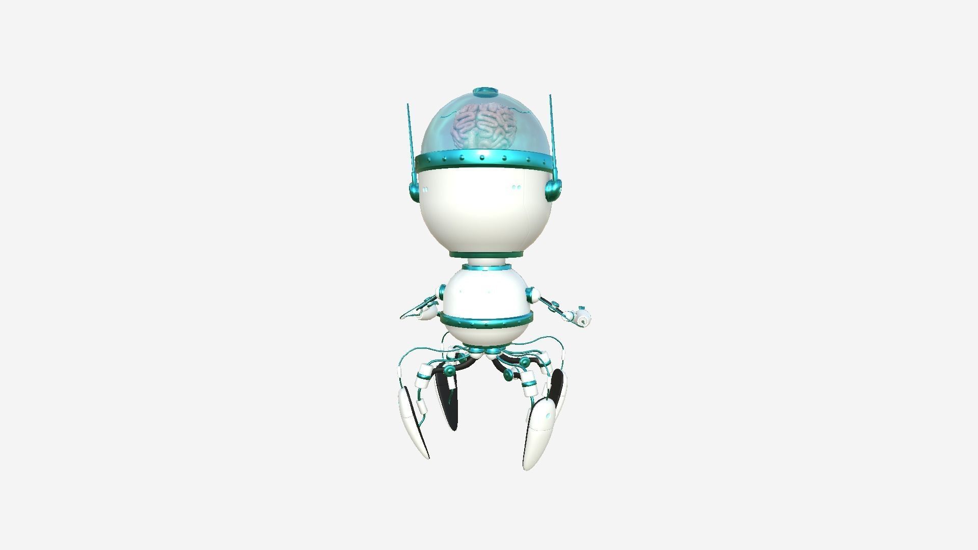10 Brain Robots G Collection - SciFi Character Design _34
