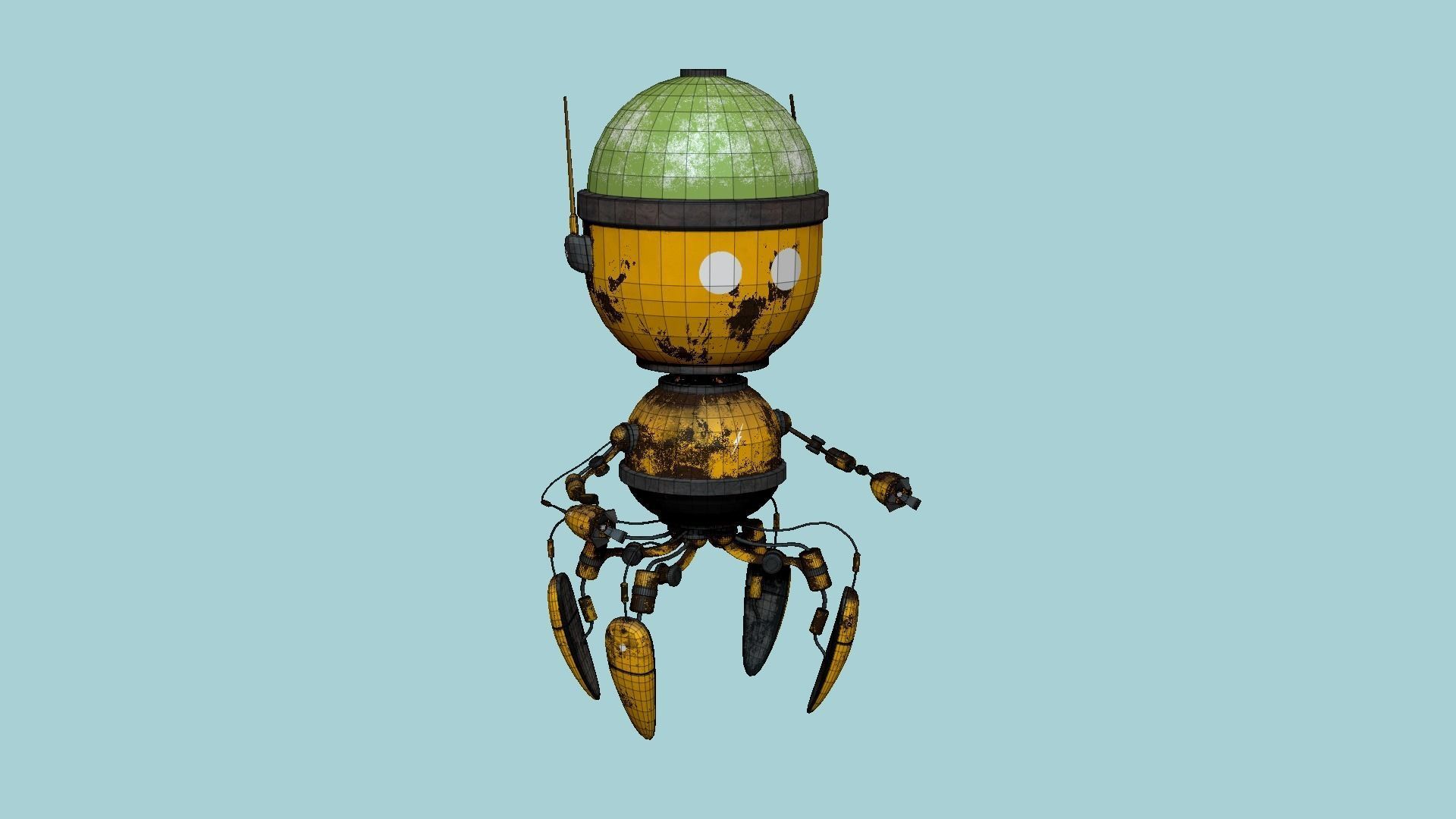 10 Brain Robots G Collection - SciFi Character Design _75