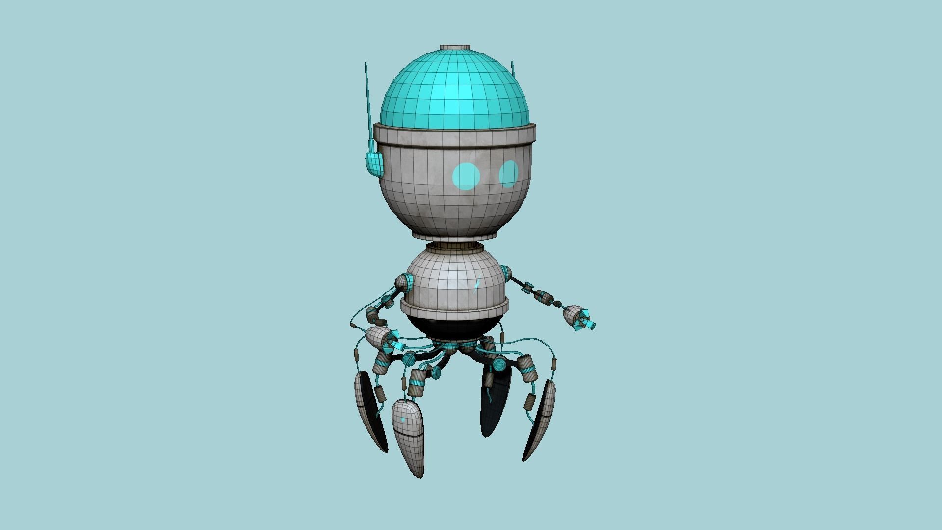 10 Brain Robots G Collection - SciFi Character Design _81