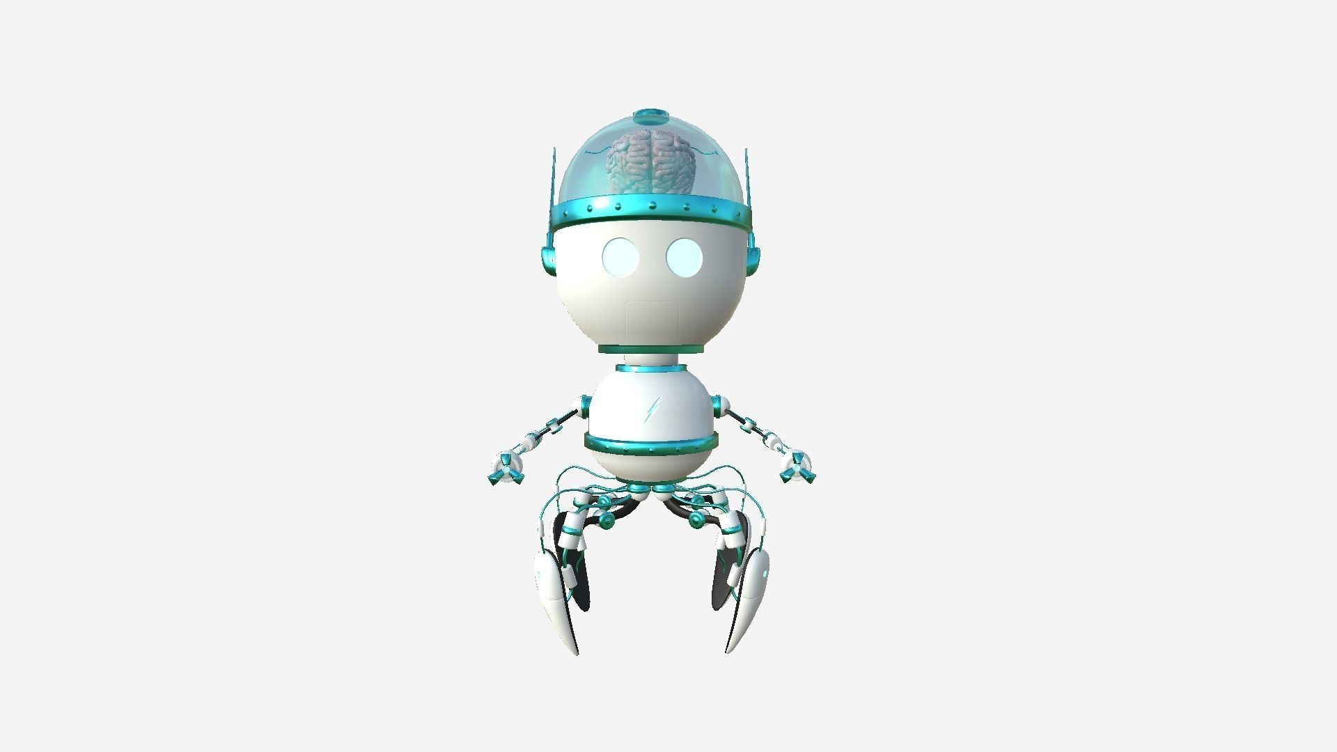 10 Brain Robots G Collection - SciFi Character Design _50