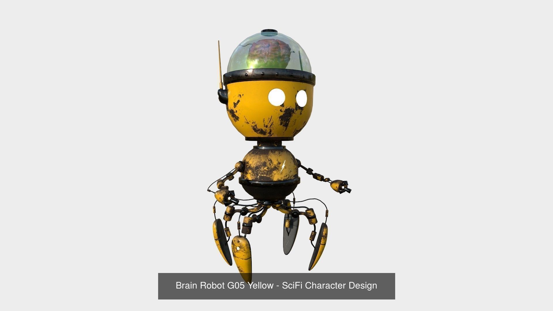 10 Brain Robots G Collection - SciFi Character Design _7