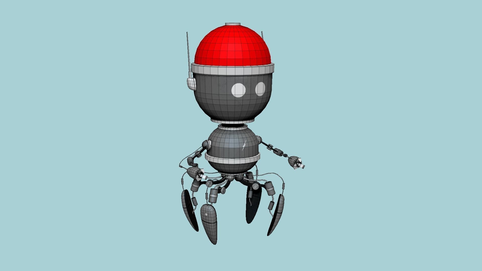 10 Brain Robots G Collection - SciFi Character Design _73