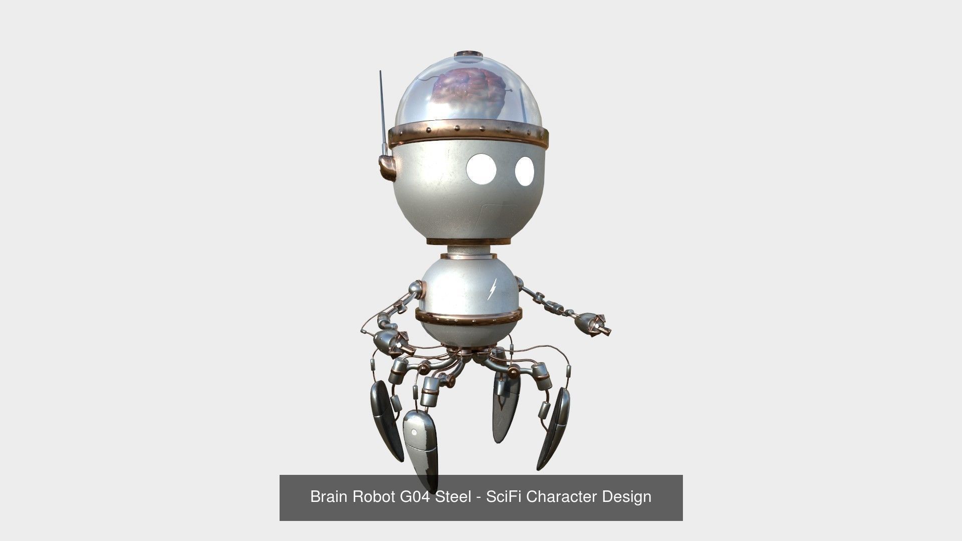 10 Brain Robots G Collection - SciFi Character Design _5