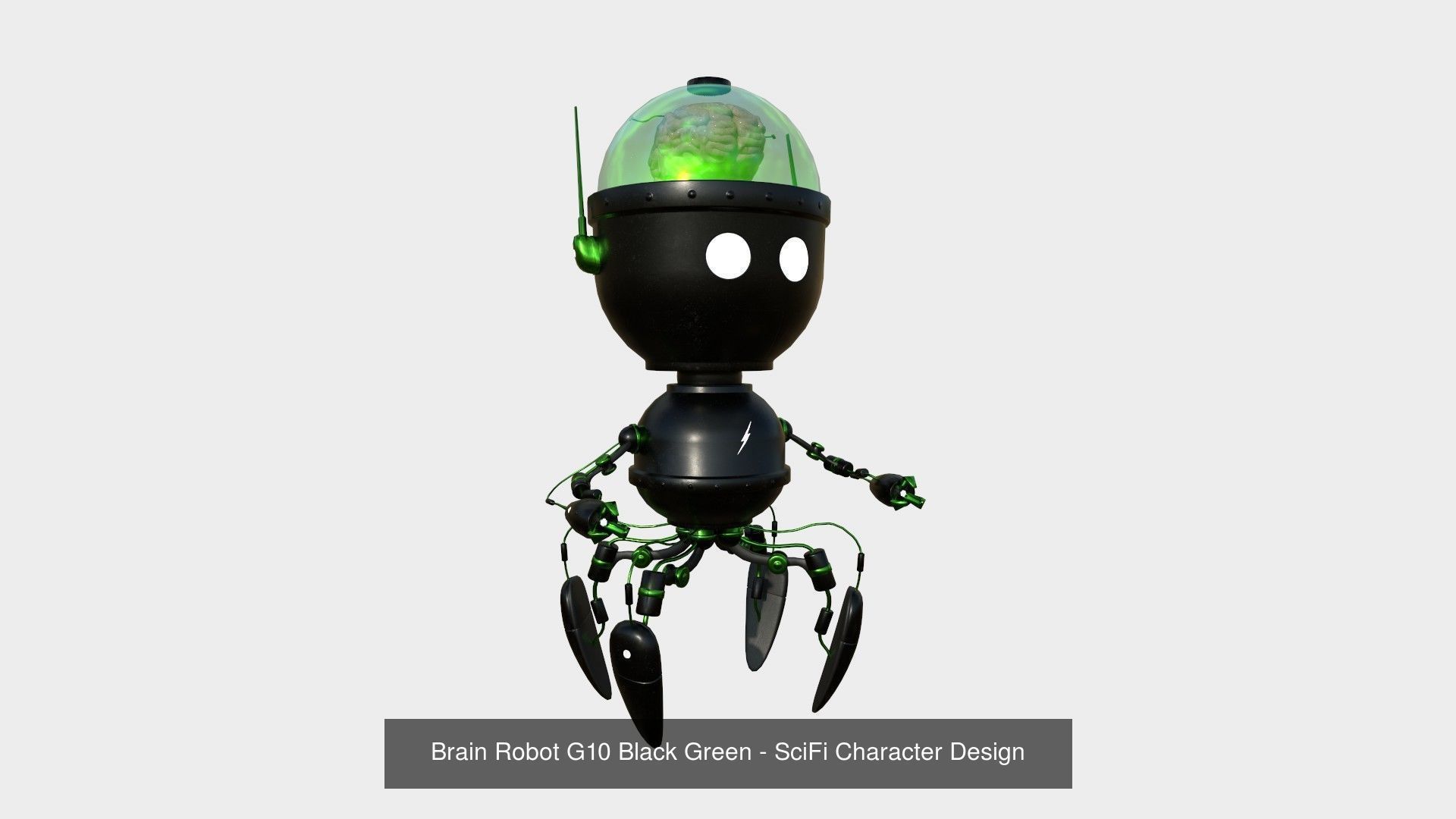 10 Brain Robots G Collection - SciFi Character Design _11