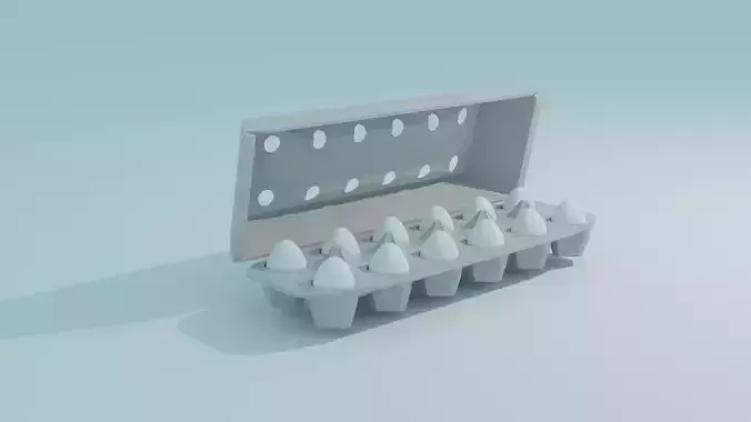 egg carton WITH EGGS 